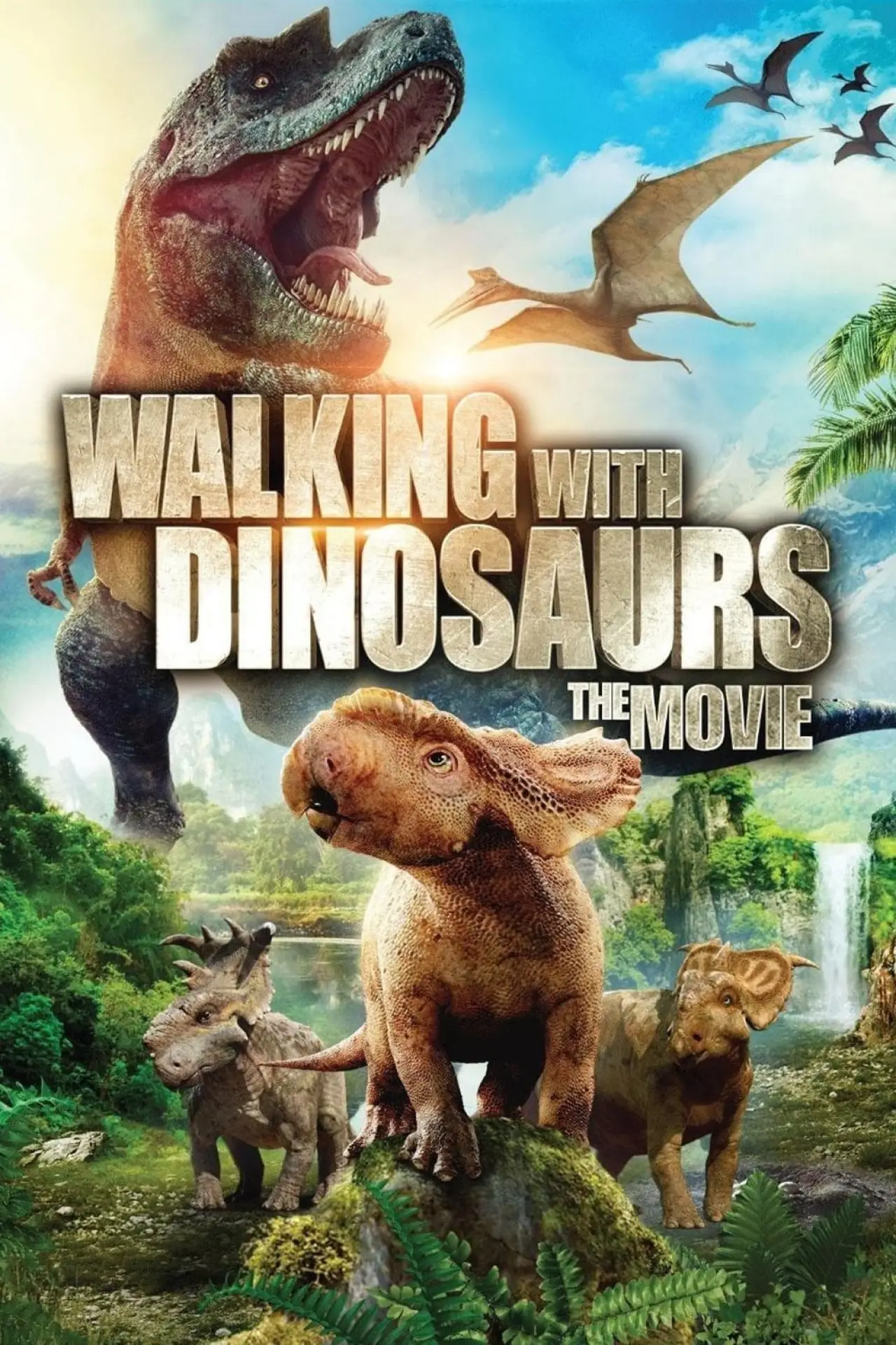 Plakat filmowy "Wędrówki z dinozaurami 3D"