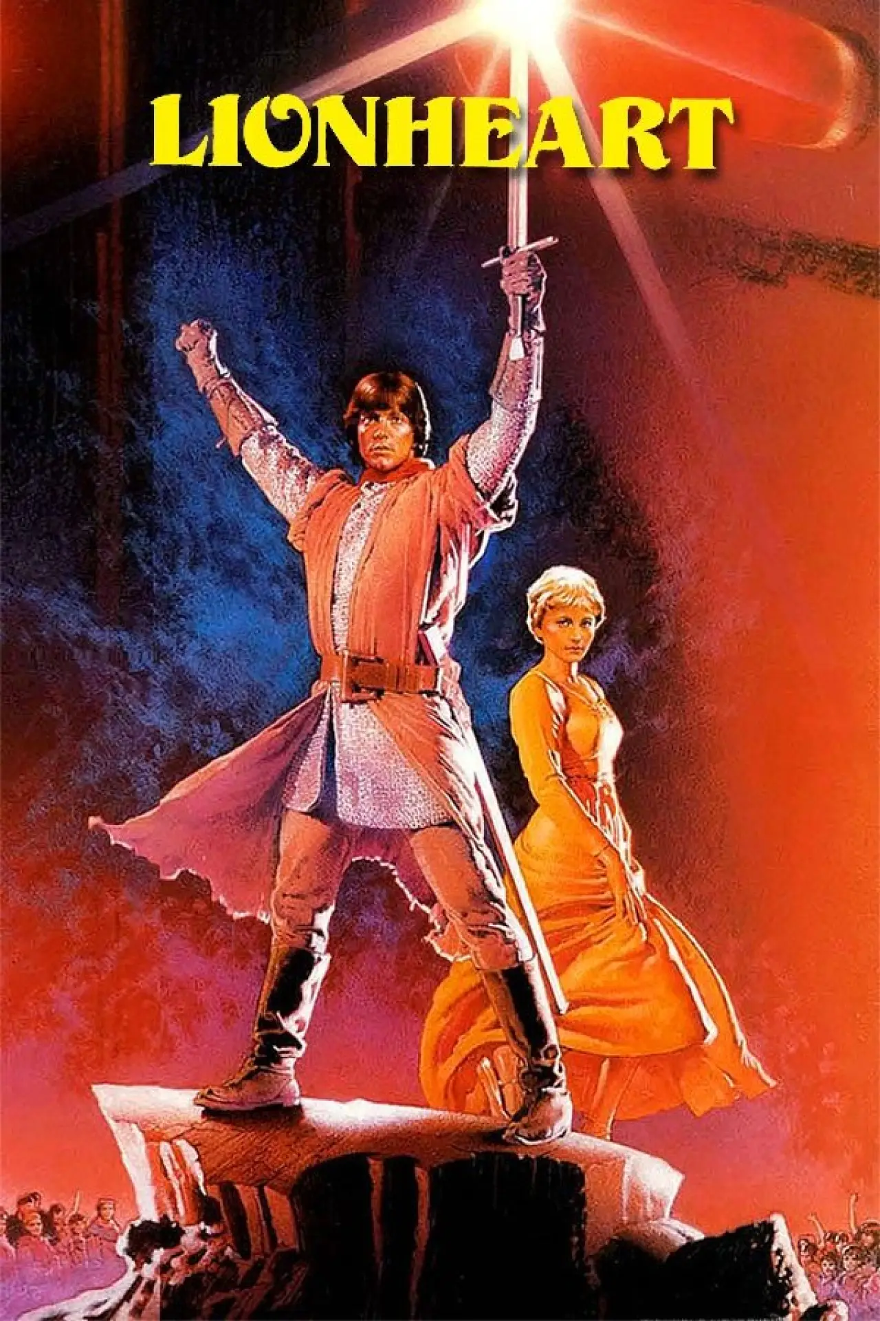 Plakat filmowy "Lwie serce"