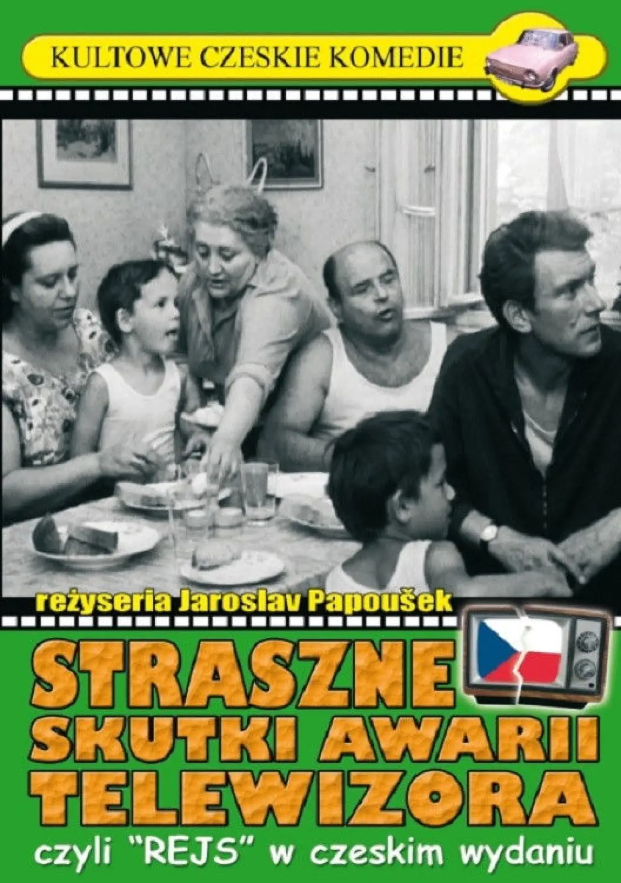 Plakat filmowy "Straszne skutki awarii telewizora"