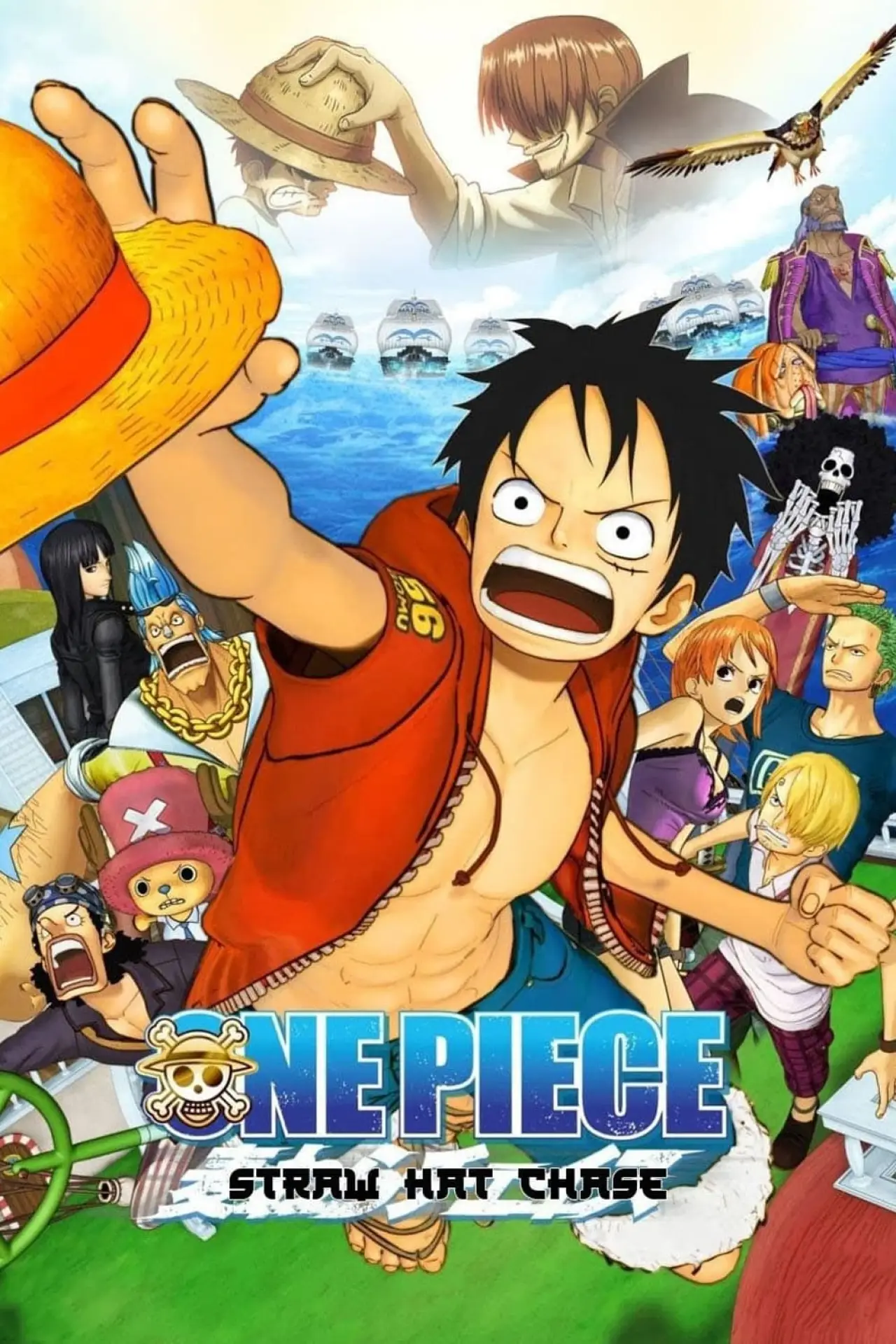 Plakat filmowy "ONE PIECE 3D 麦わらチェイス"