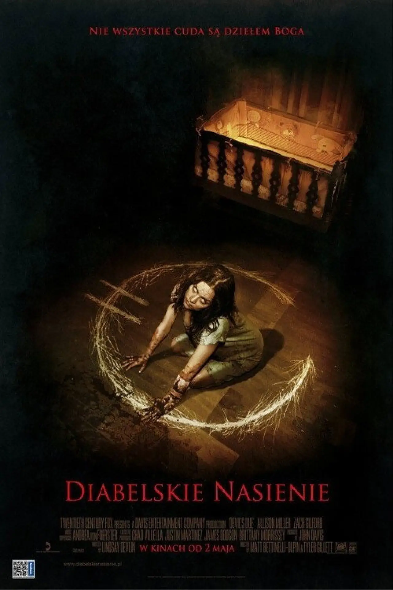 Plakat filmowy "Diabelskie nasienie"