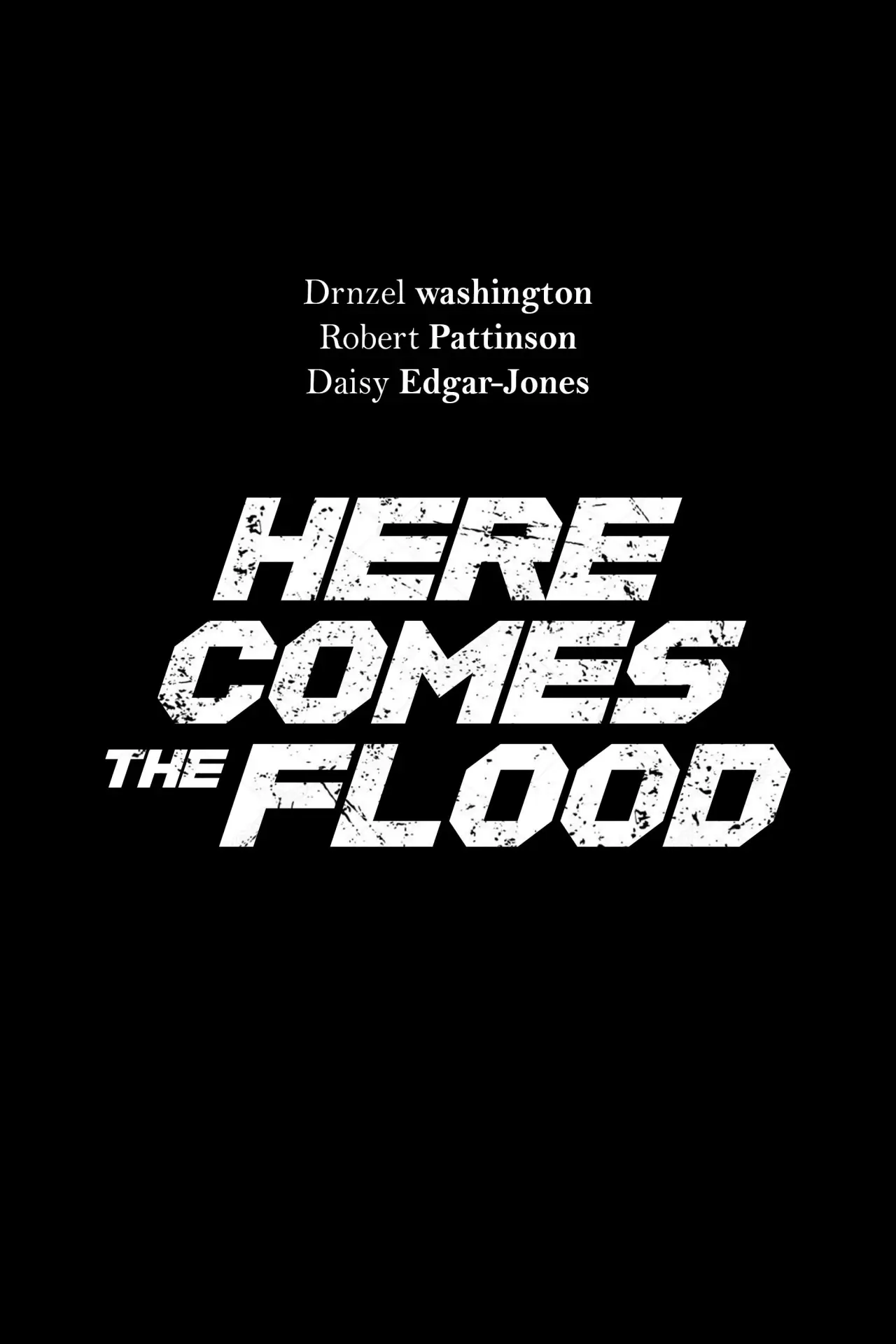 Plakat filmowy "Here Comes the Flood"