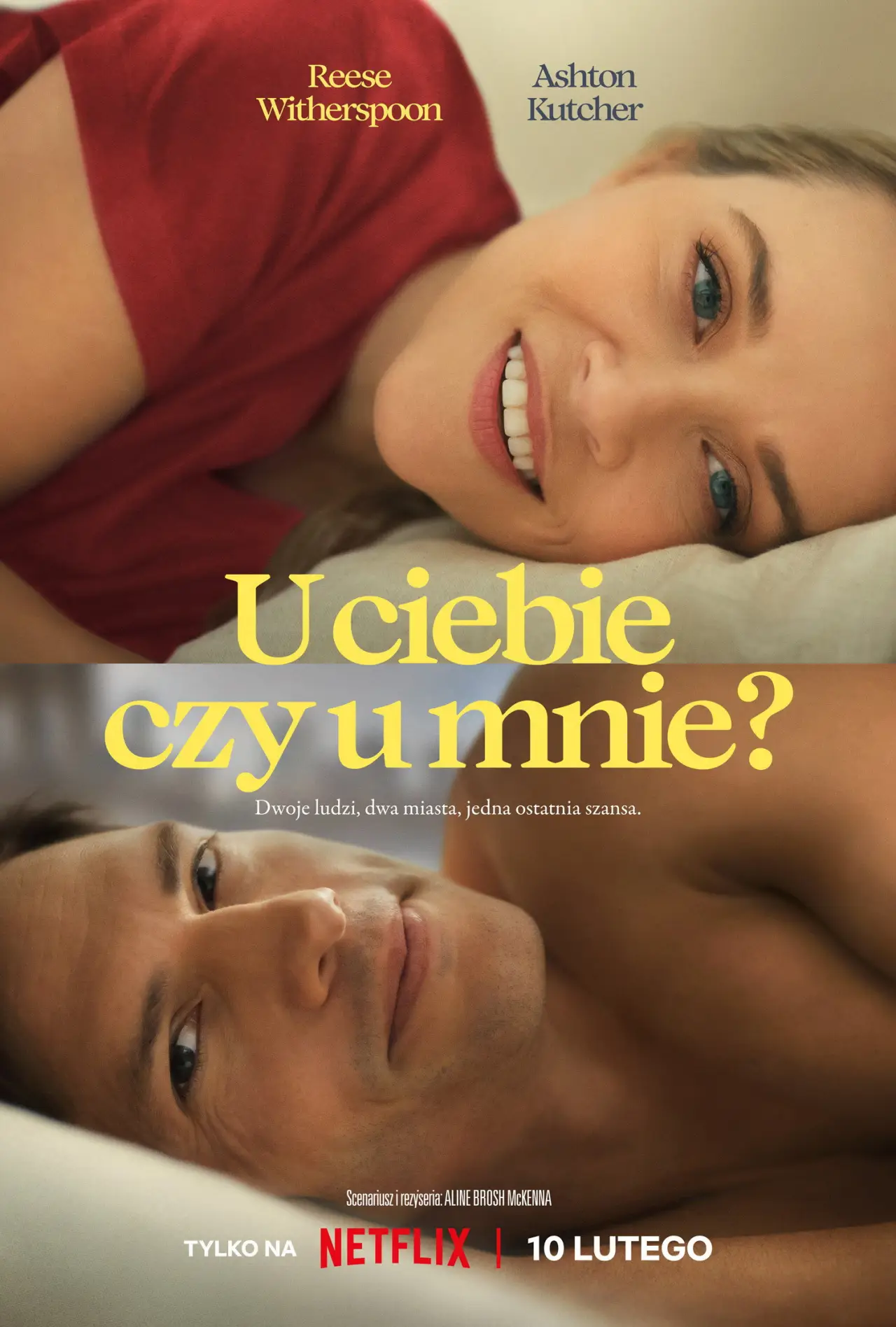 Plakat filmowy "U ciebie czy u mnie?"
