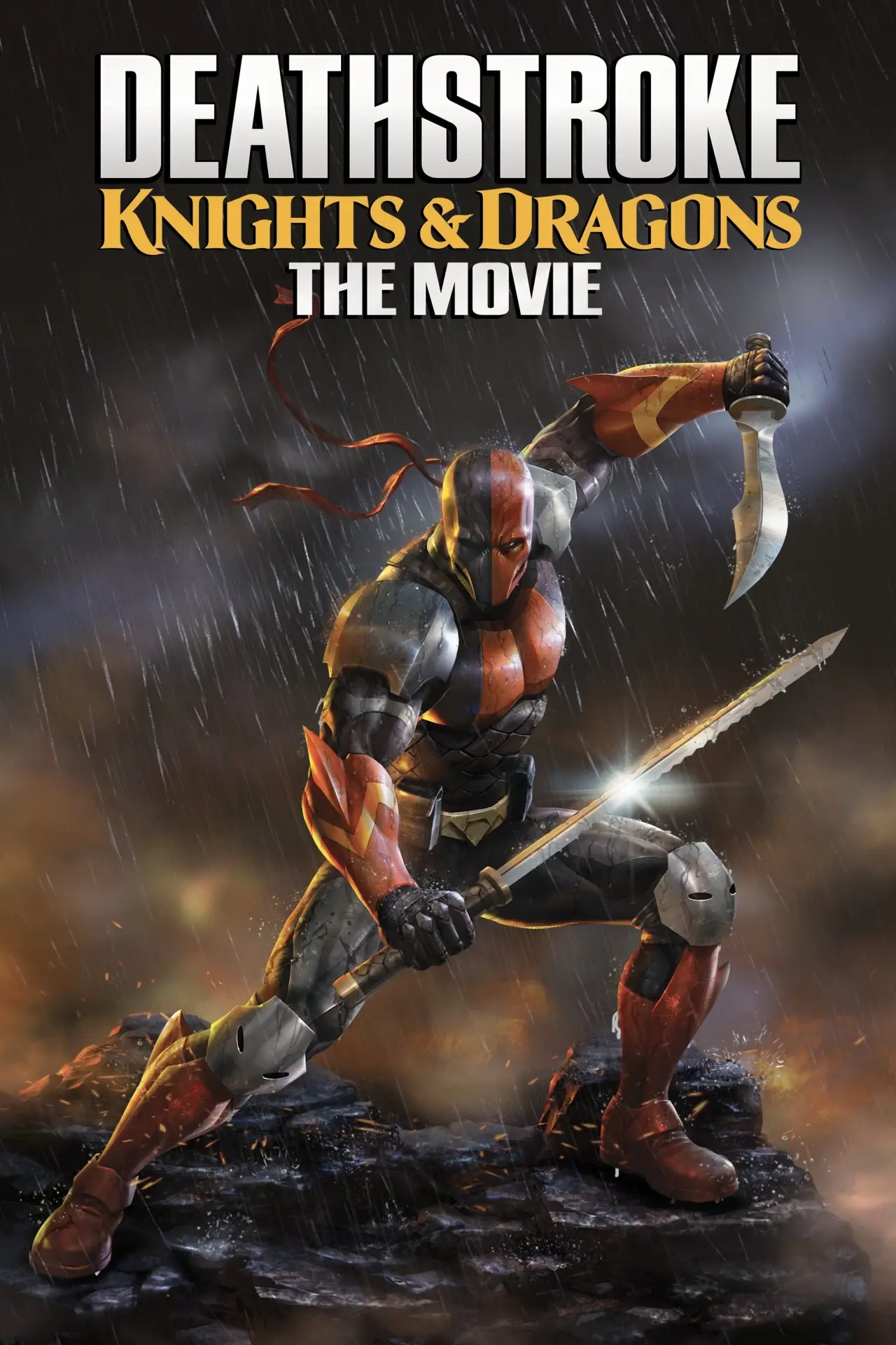 Plakat filmowy "Deathstroke: Knights & Dragons - The Movie"