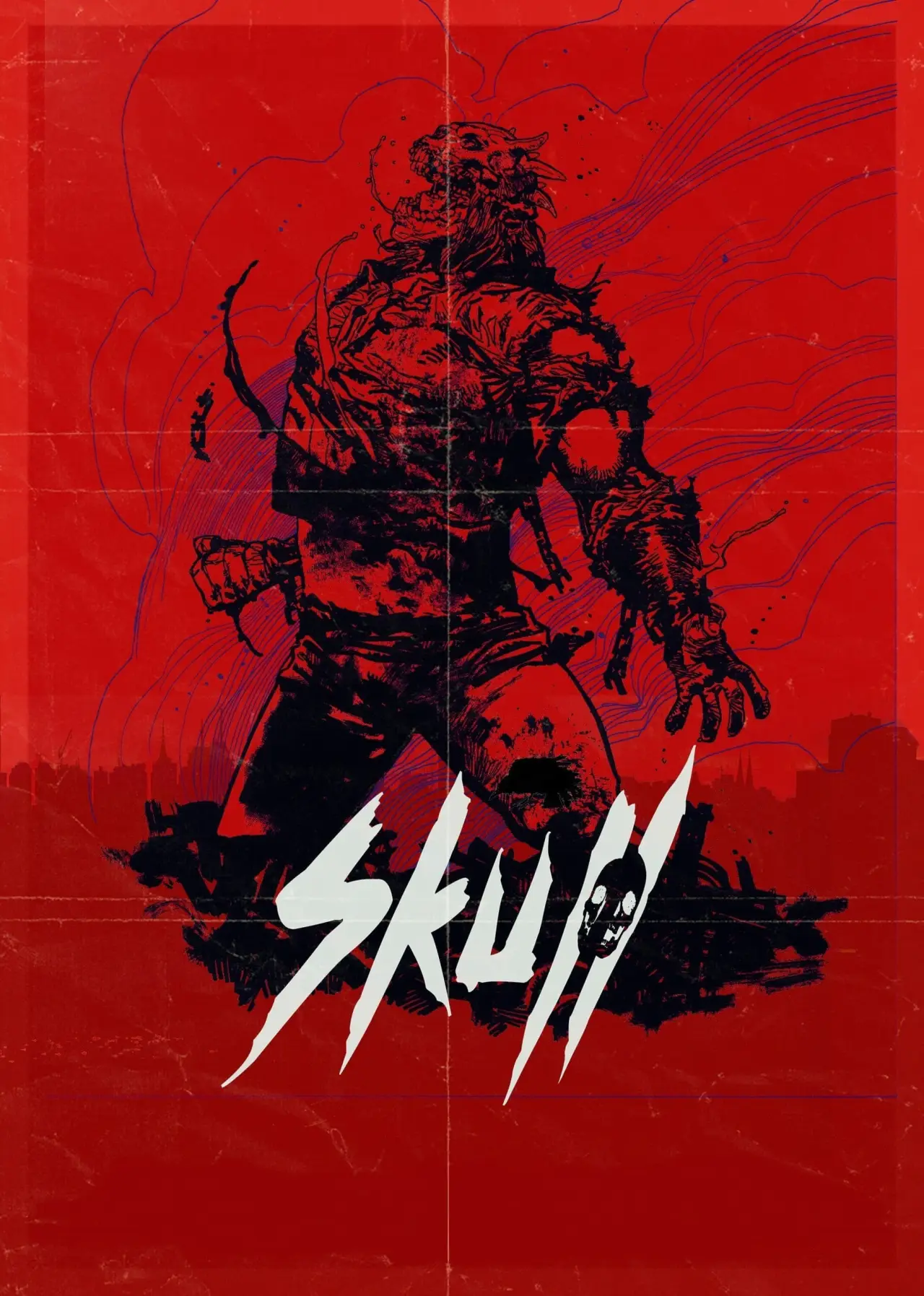 Plakat filmowy "Skull: A Máscara de Anhangá"