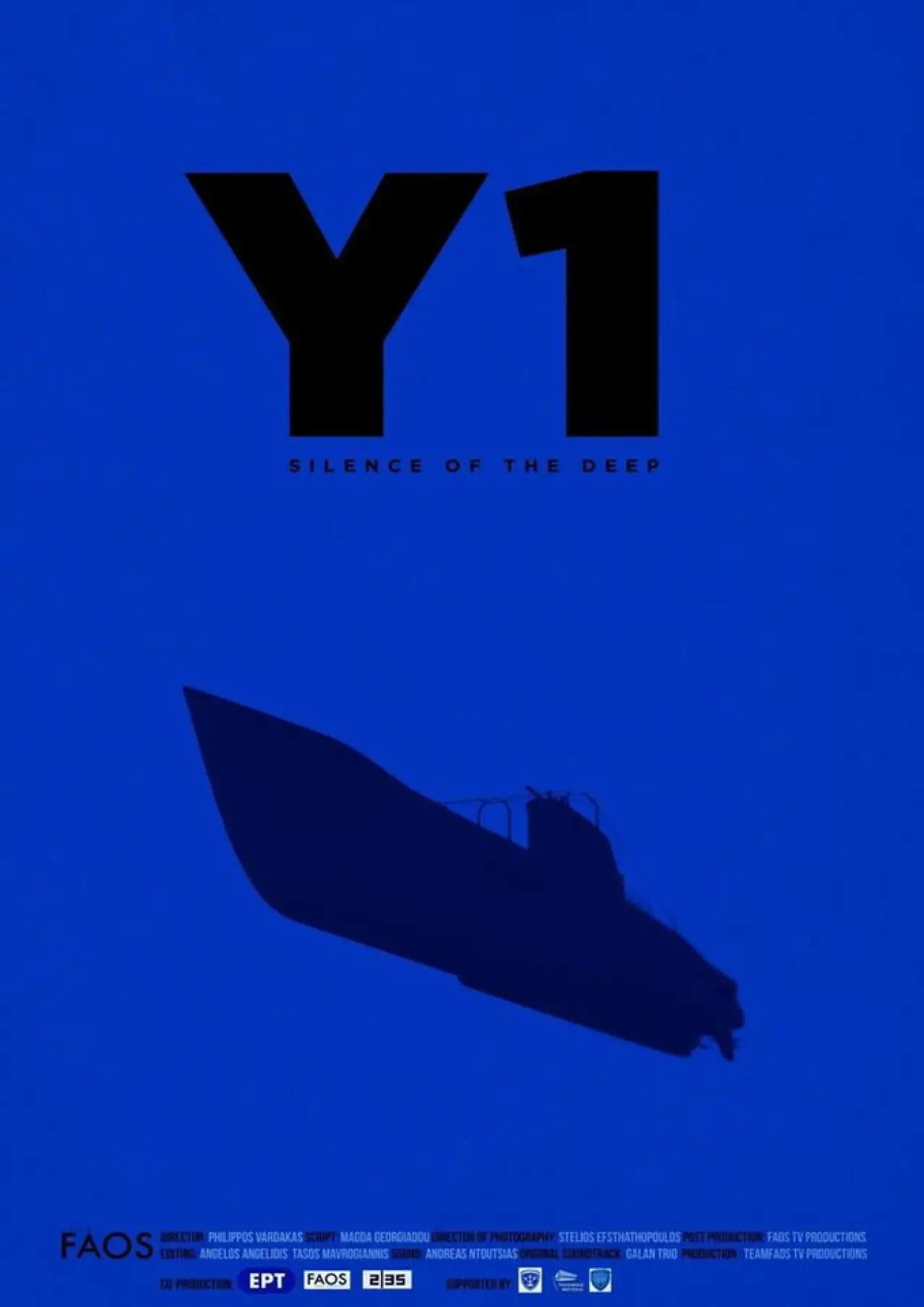 Plakat filmowy "Υ1 – Στη σιωπή του βυθού"