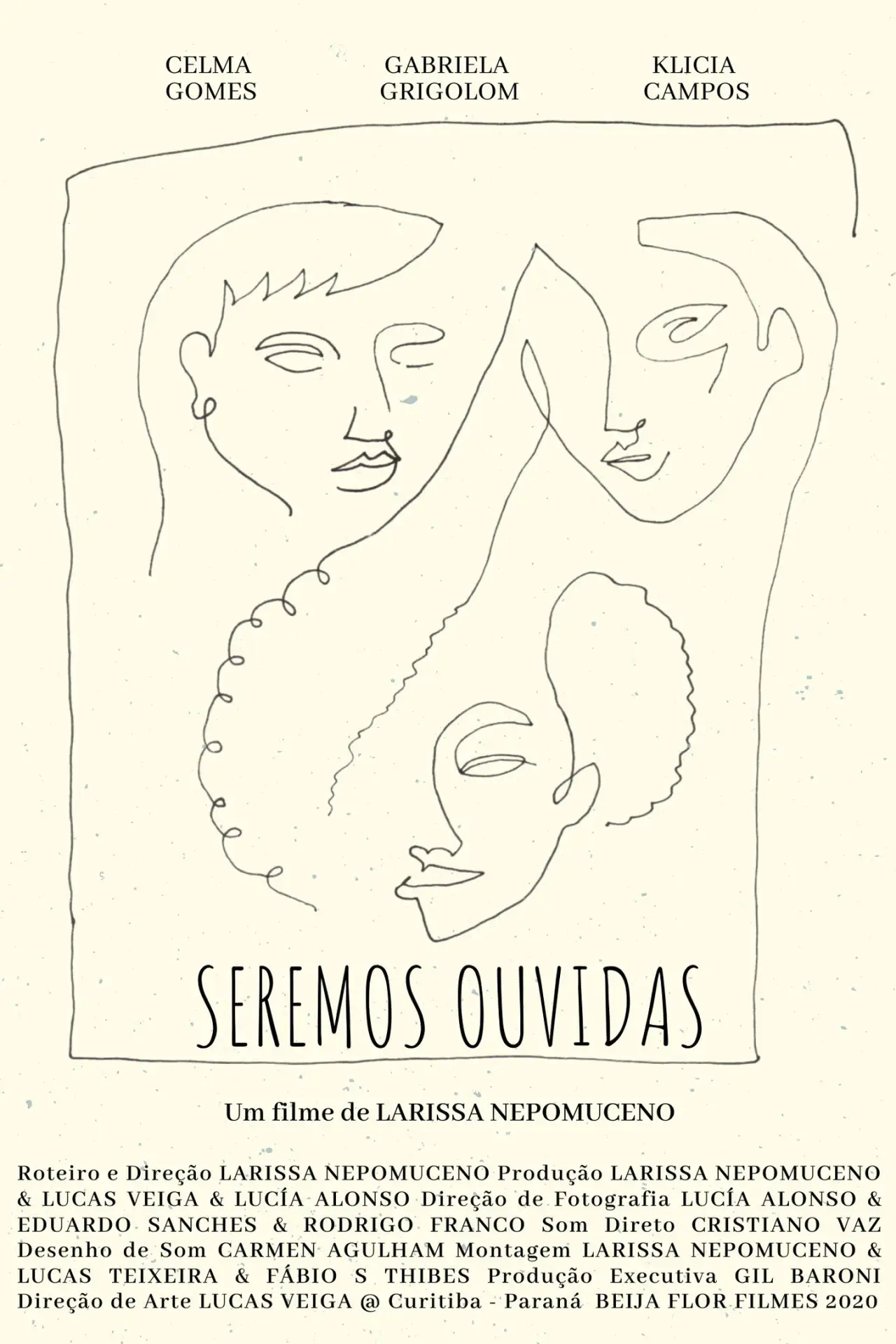 Plakat filmowy "Seremos Ouvidas"