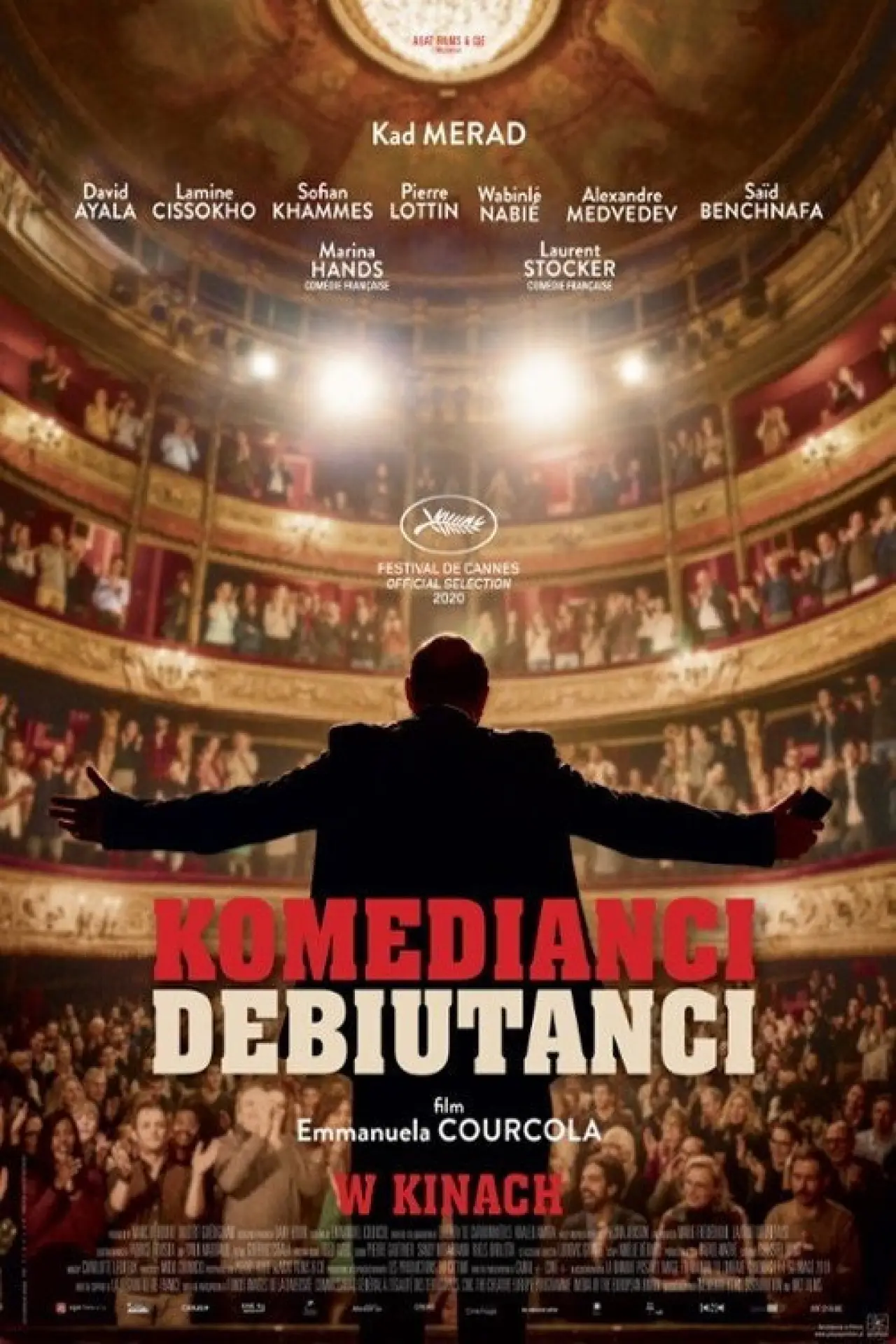 Plakat filmowy "Komedianci debiutanci"