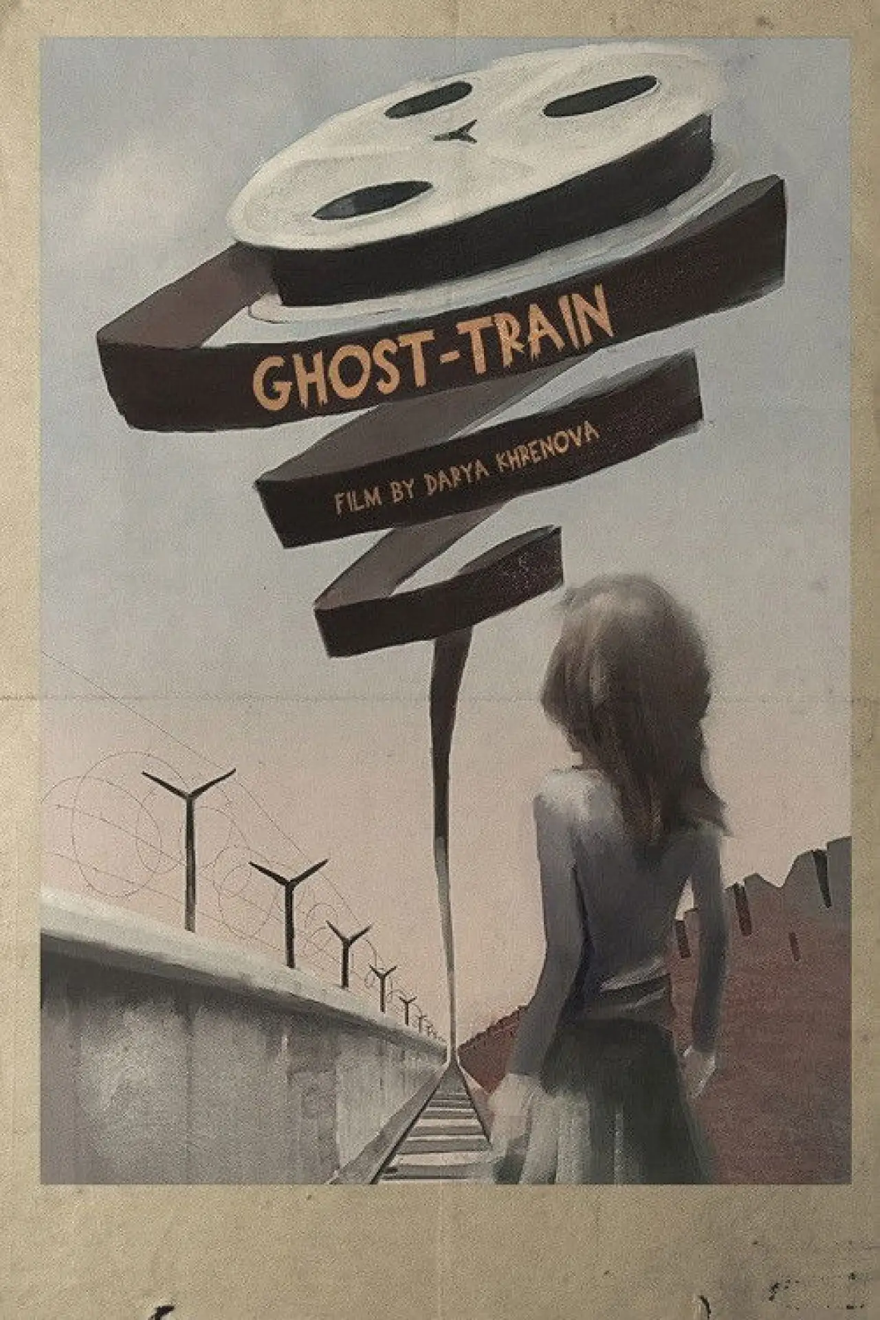 Plakat filmowy "Ghost Train"