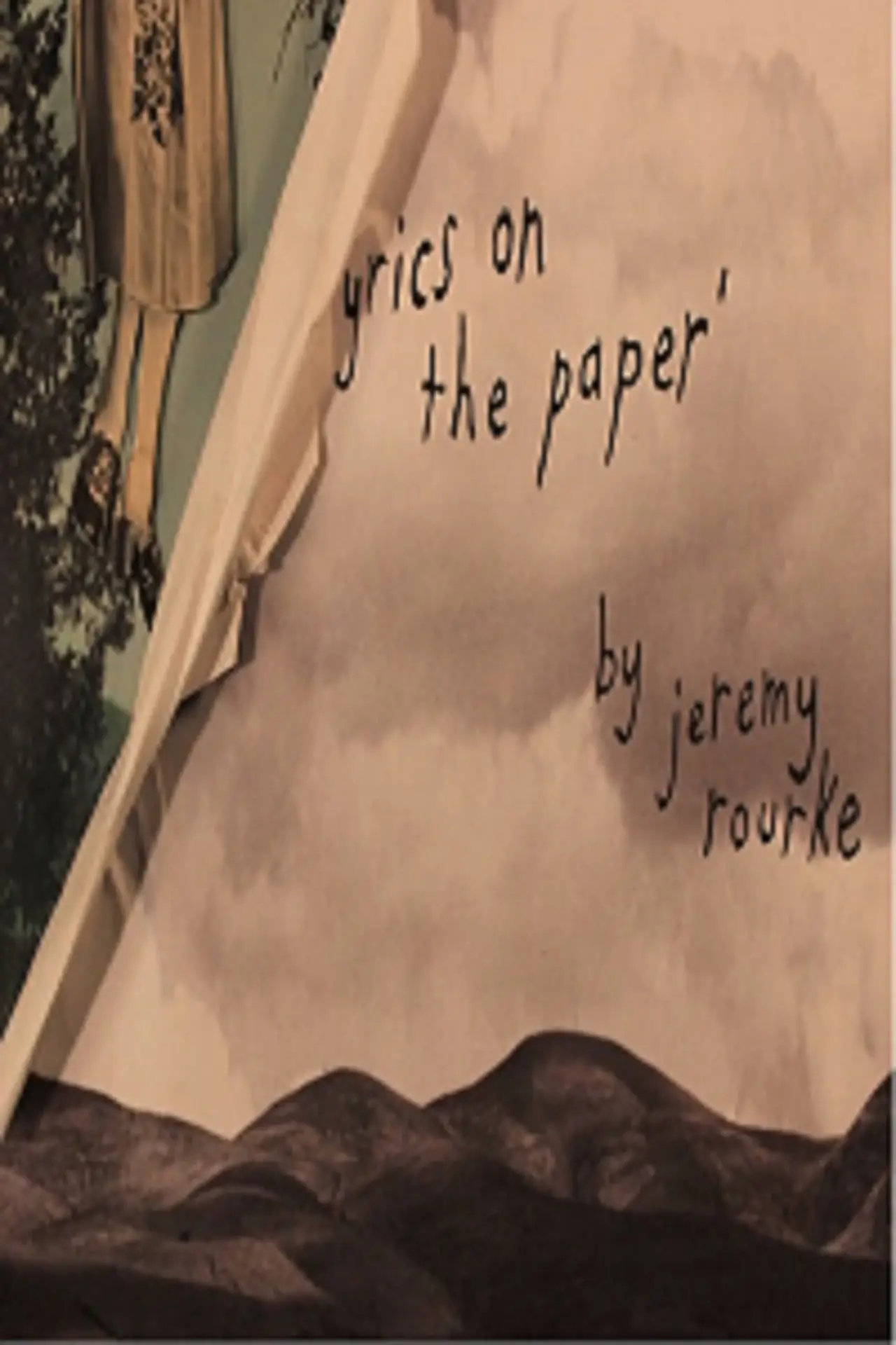 Plakat filmowy "lyrics on the paper"