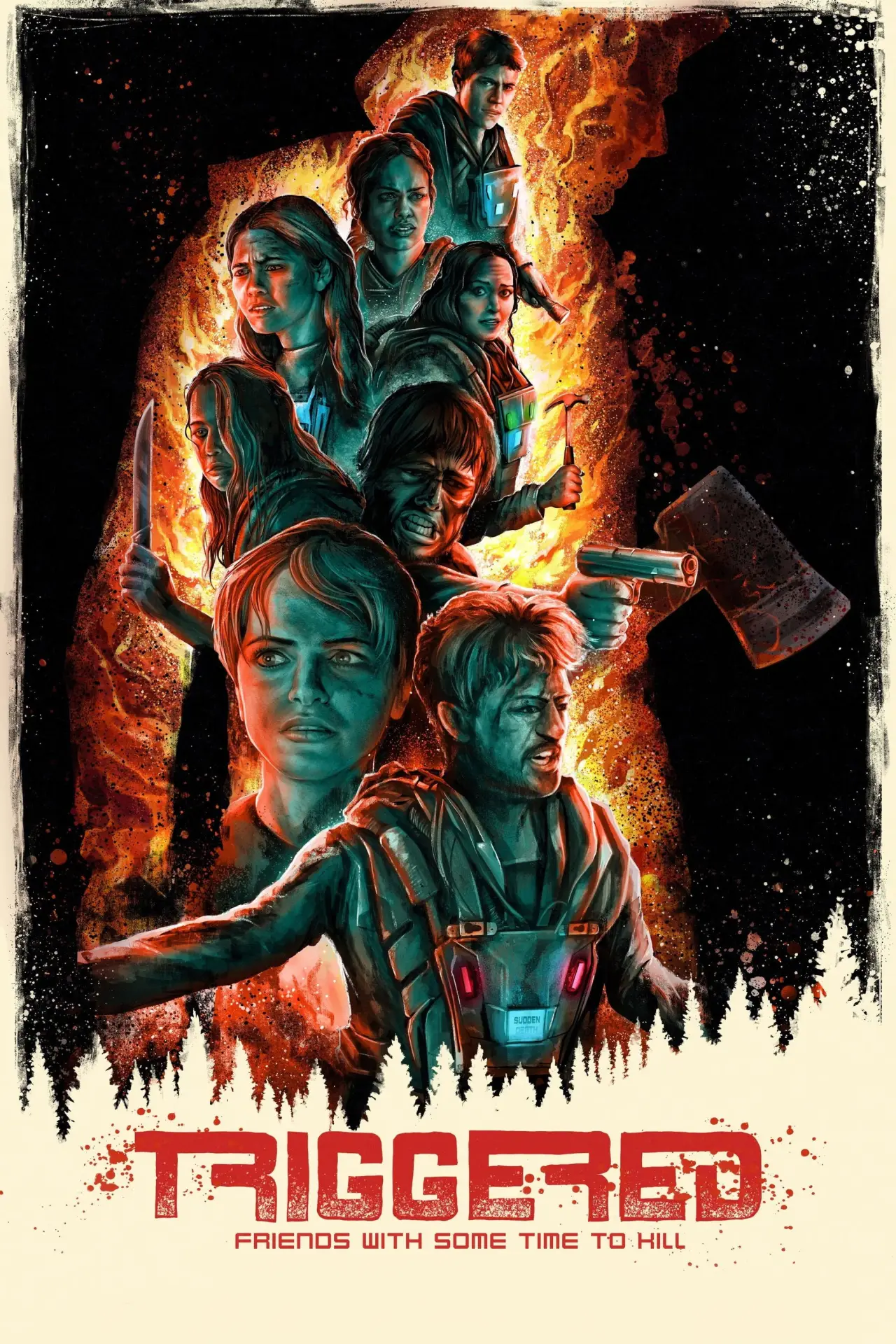 Plakat filmowy "Bombowy wyjazd"