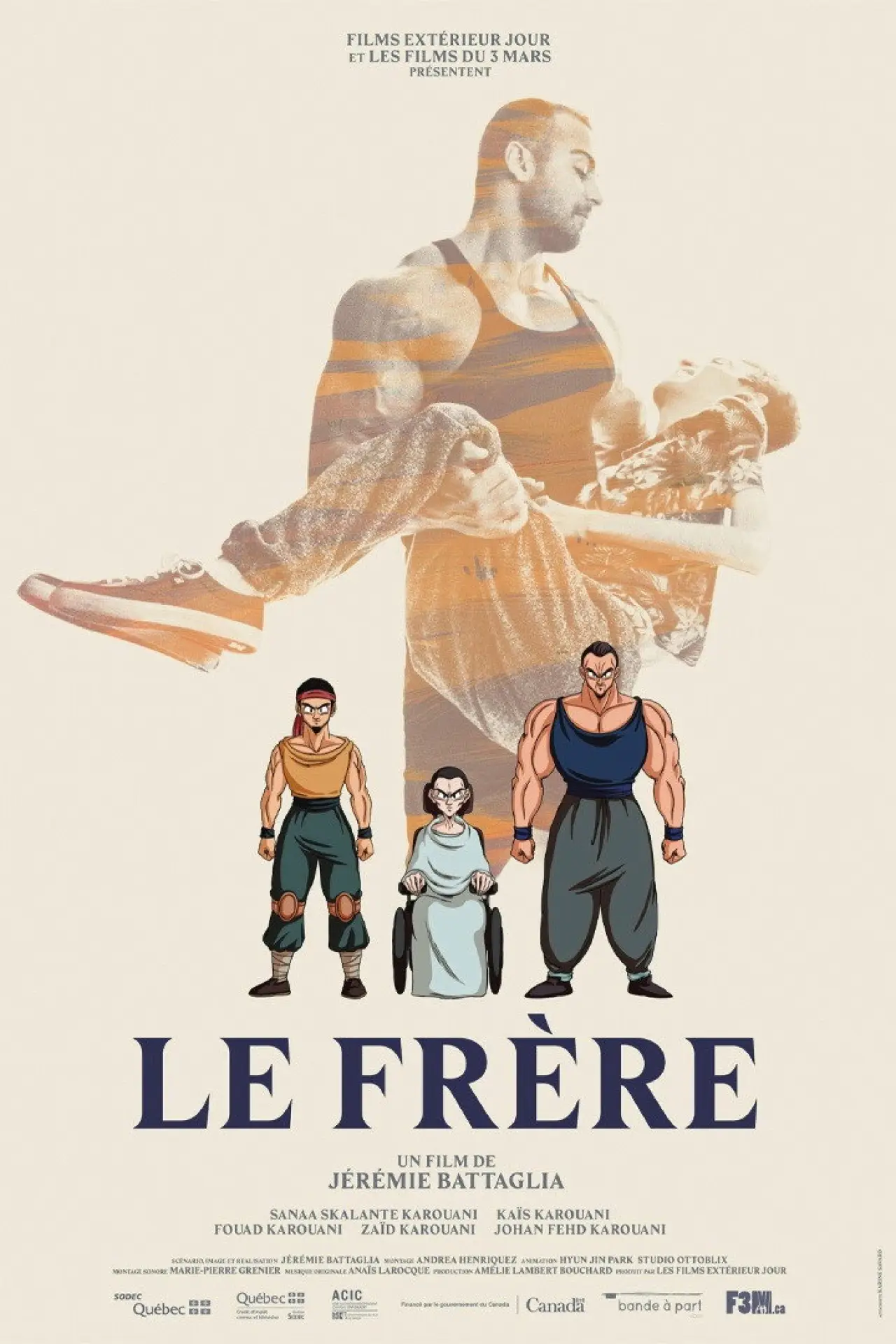 Plakat filmowy "Le frère"