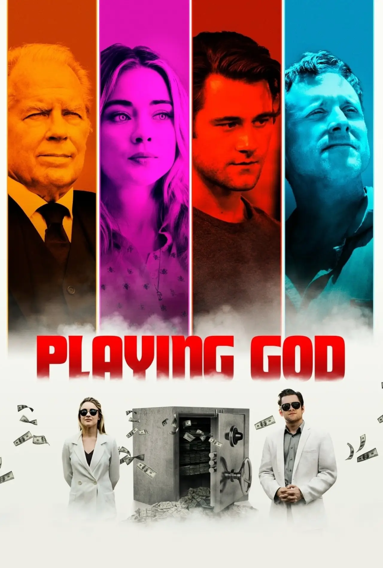 Plakat filmowy "Grając Boga"