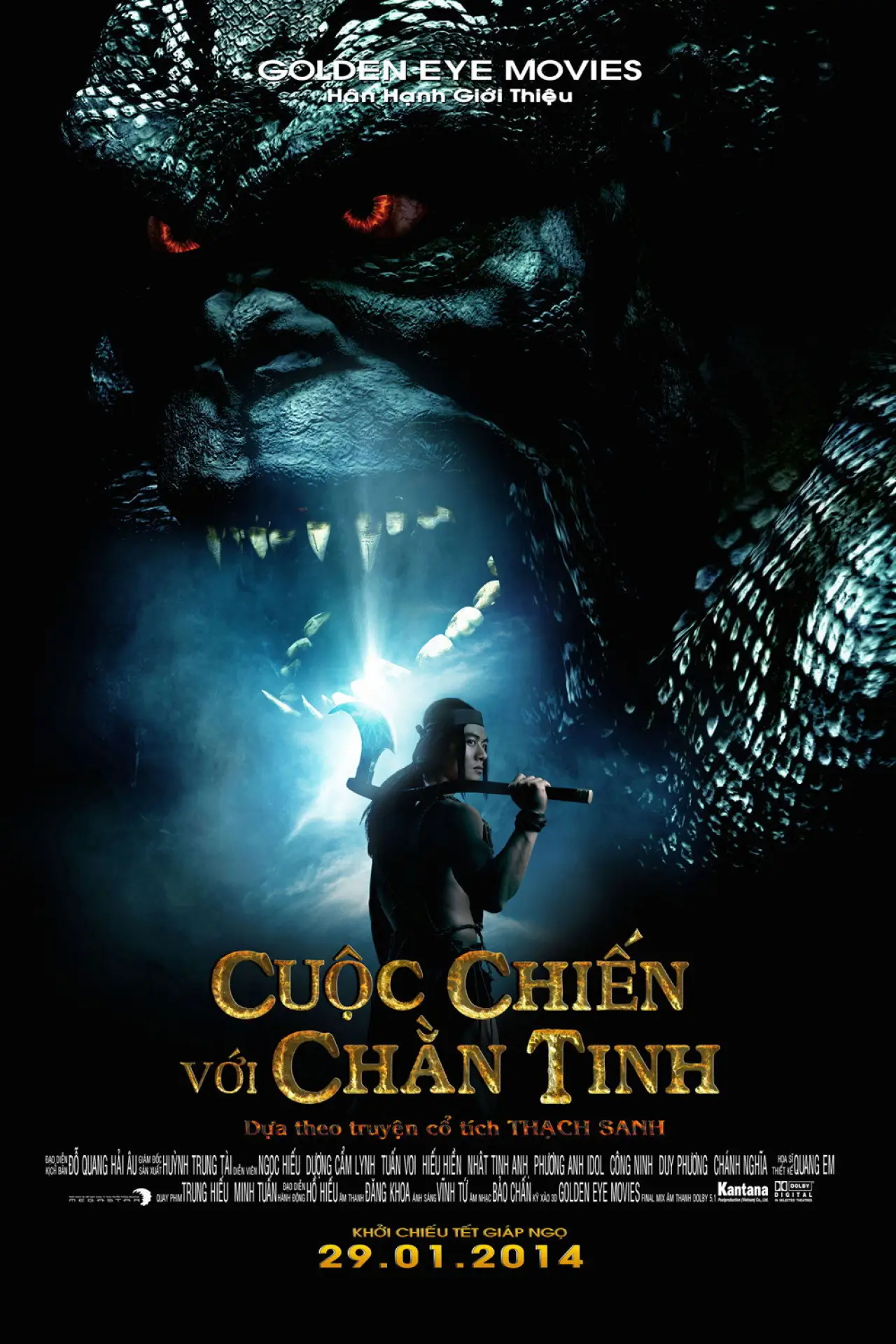 Plakat filmowy "Cuộc Chiến Với Chằn Tinh"