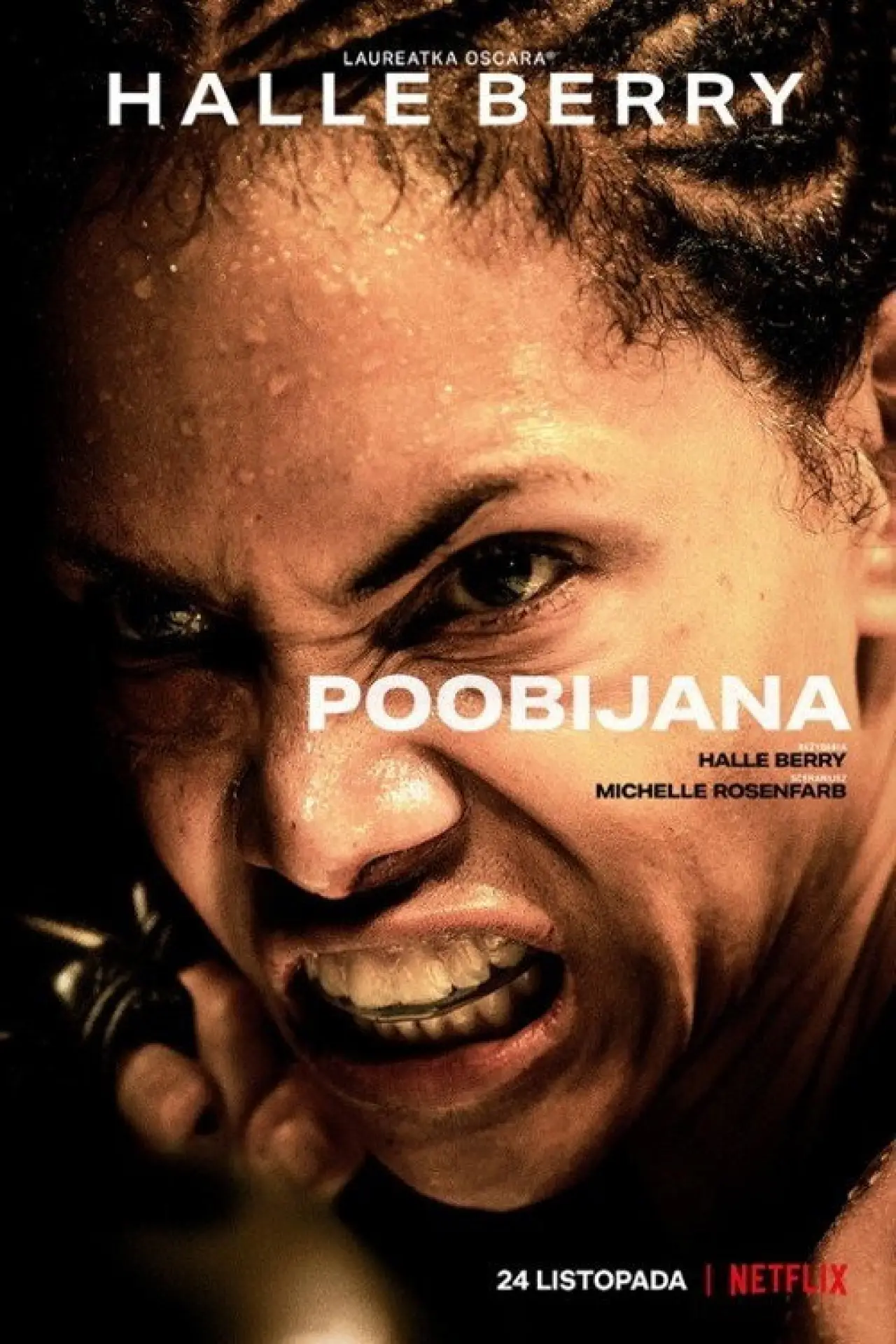 Plakat filmowy "Poobijana"
