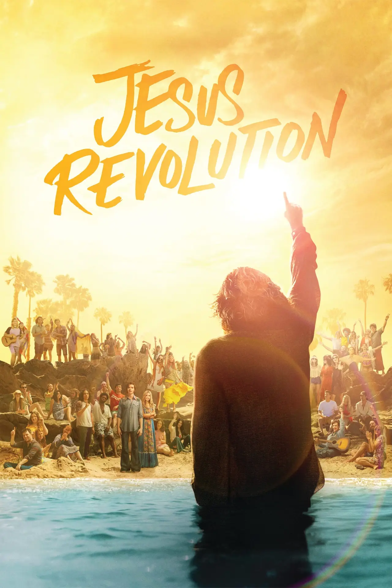 Plakat filmowy "Jesus Revolution"