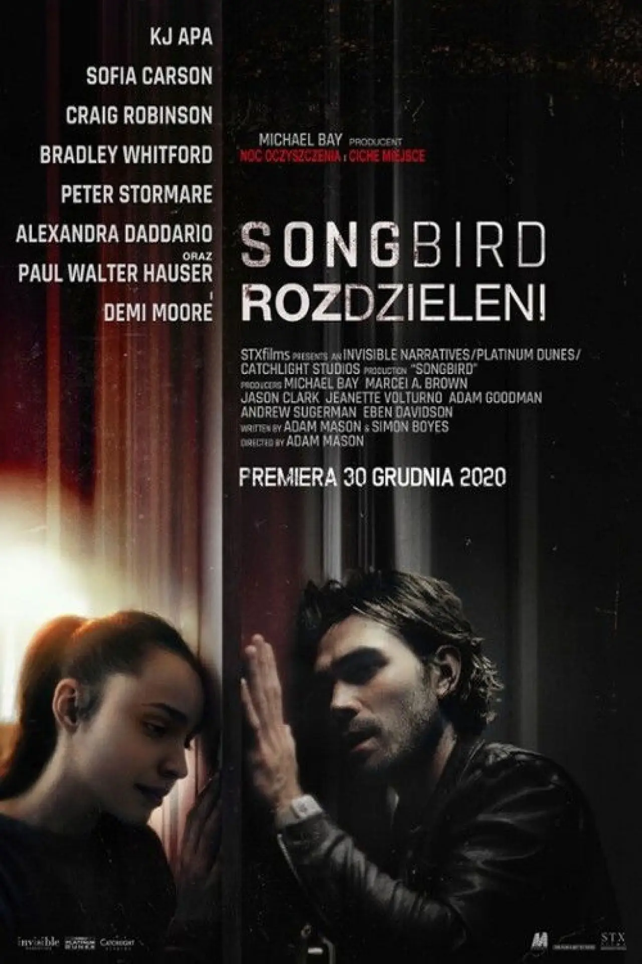 Plakat filmowy "Songbird. Rozdzieleni"