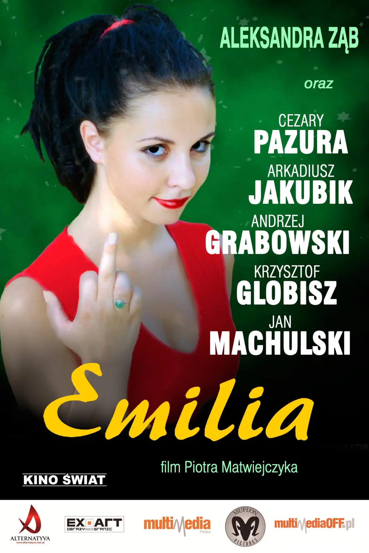 Plakat filmowy "Emilia"