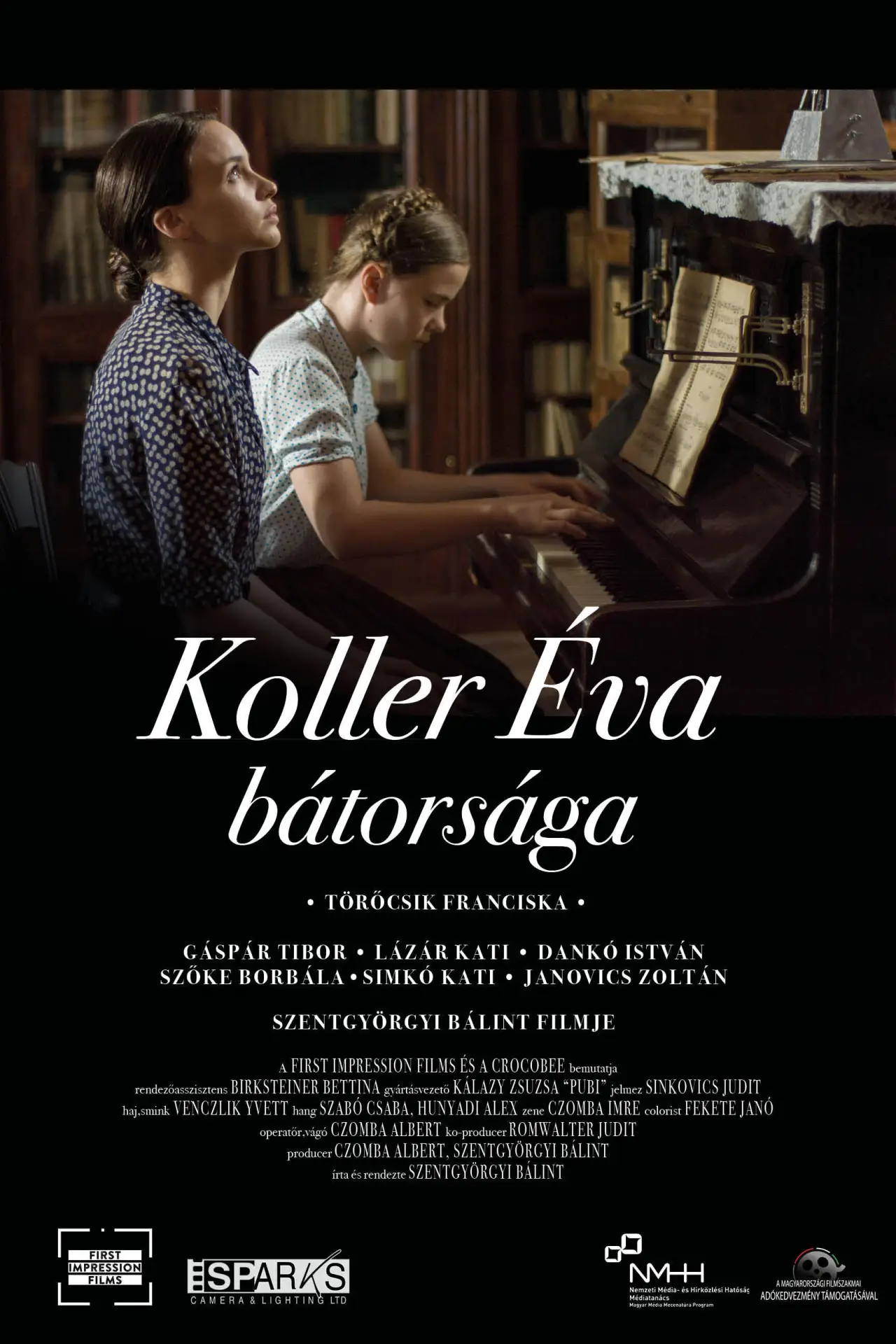 Plakat filmowy "Koller Éva bátorsága"