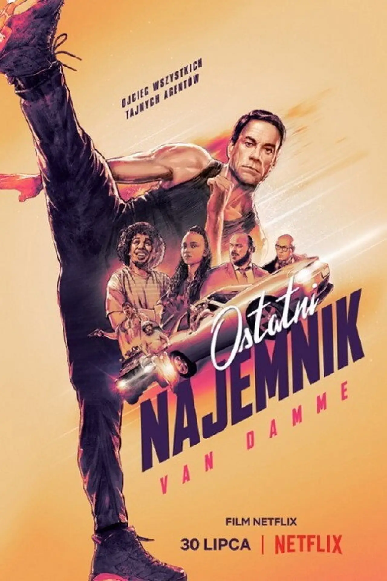 Plakat filmowy "Ostatni najemnik"