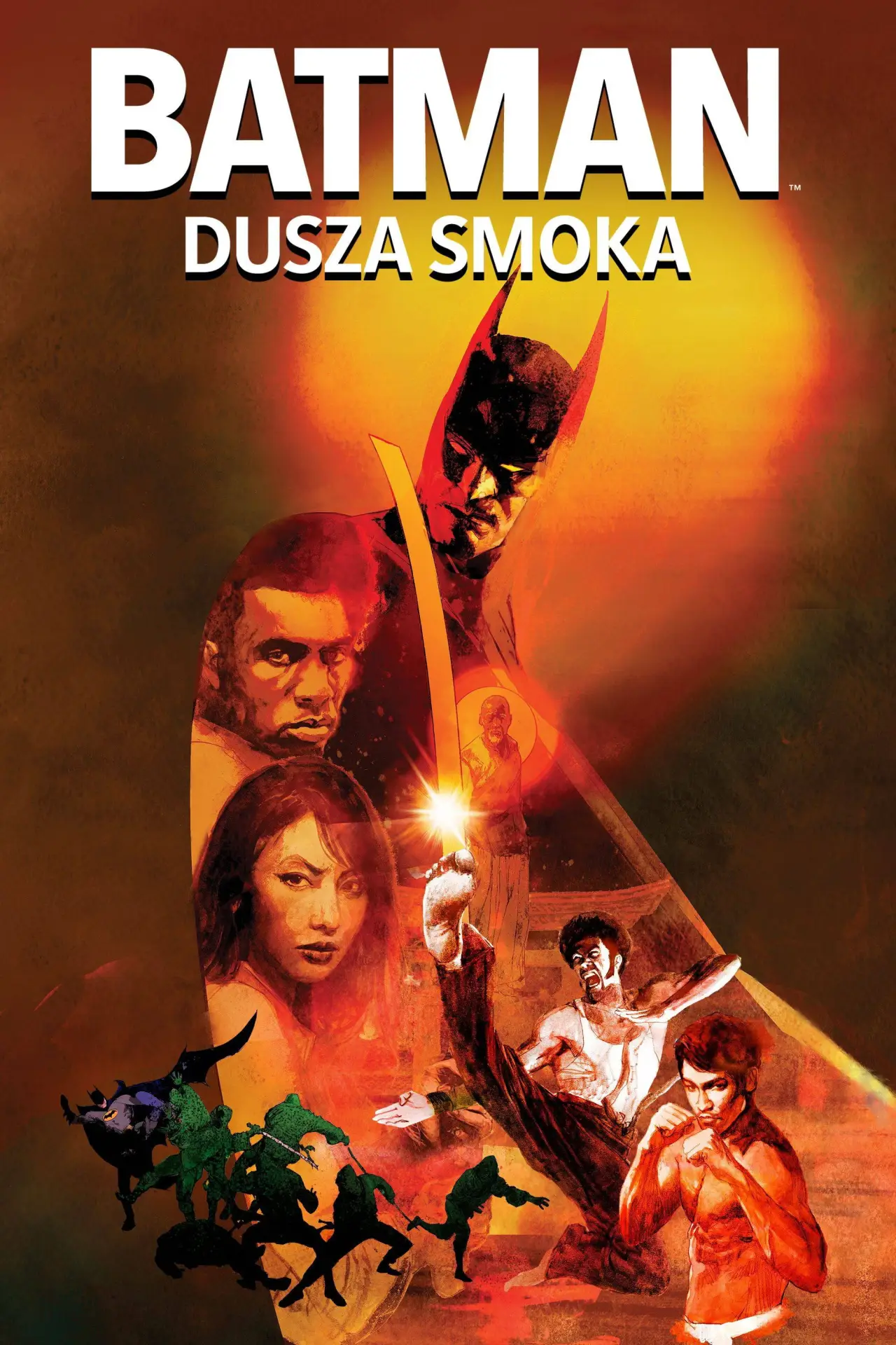 Plakat filmowy "Batman: Dusza Smoka"