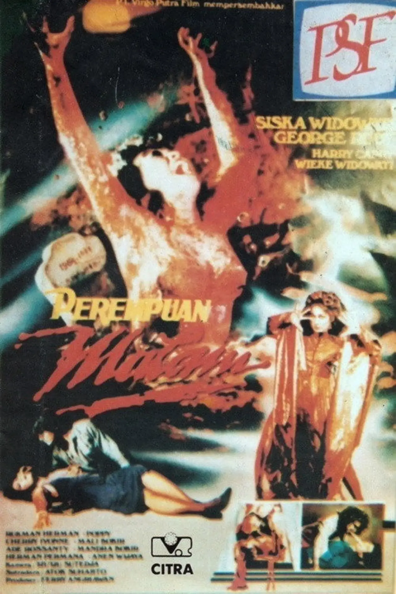 Plakat filmowy "Perempuan Malam"