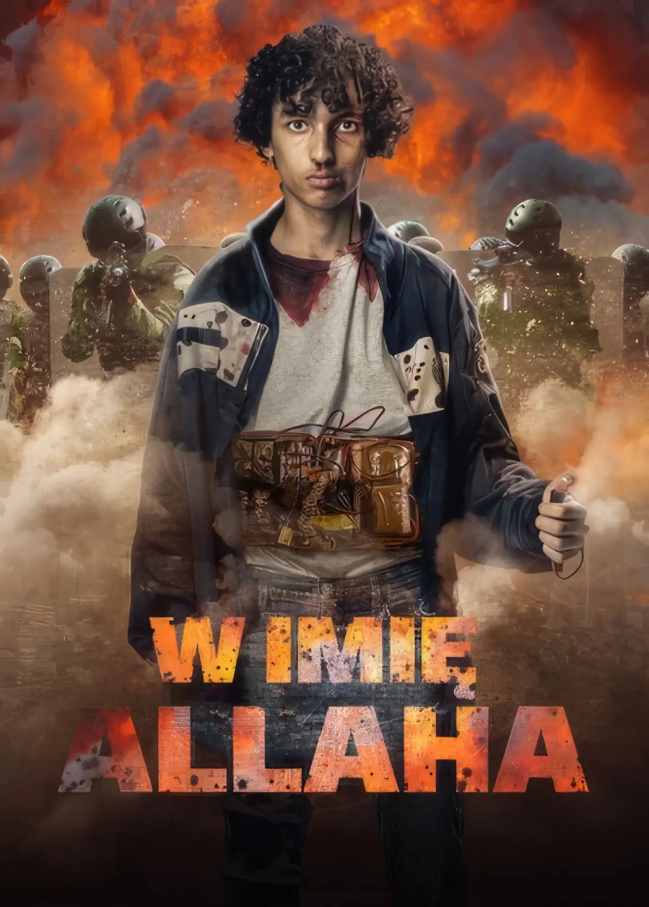 Plakat filmowy "W imię Allaha"