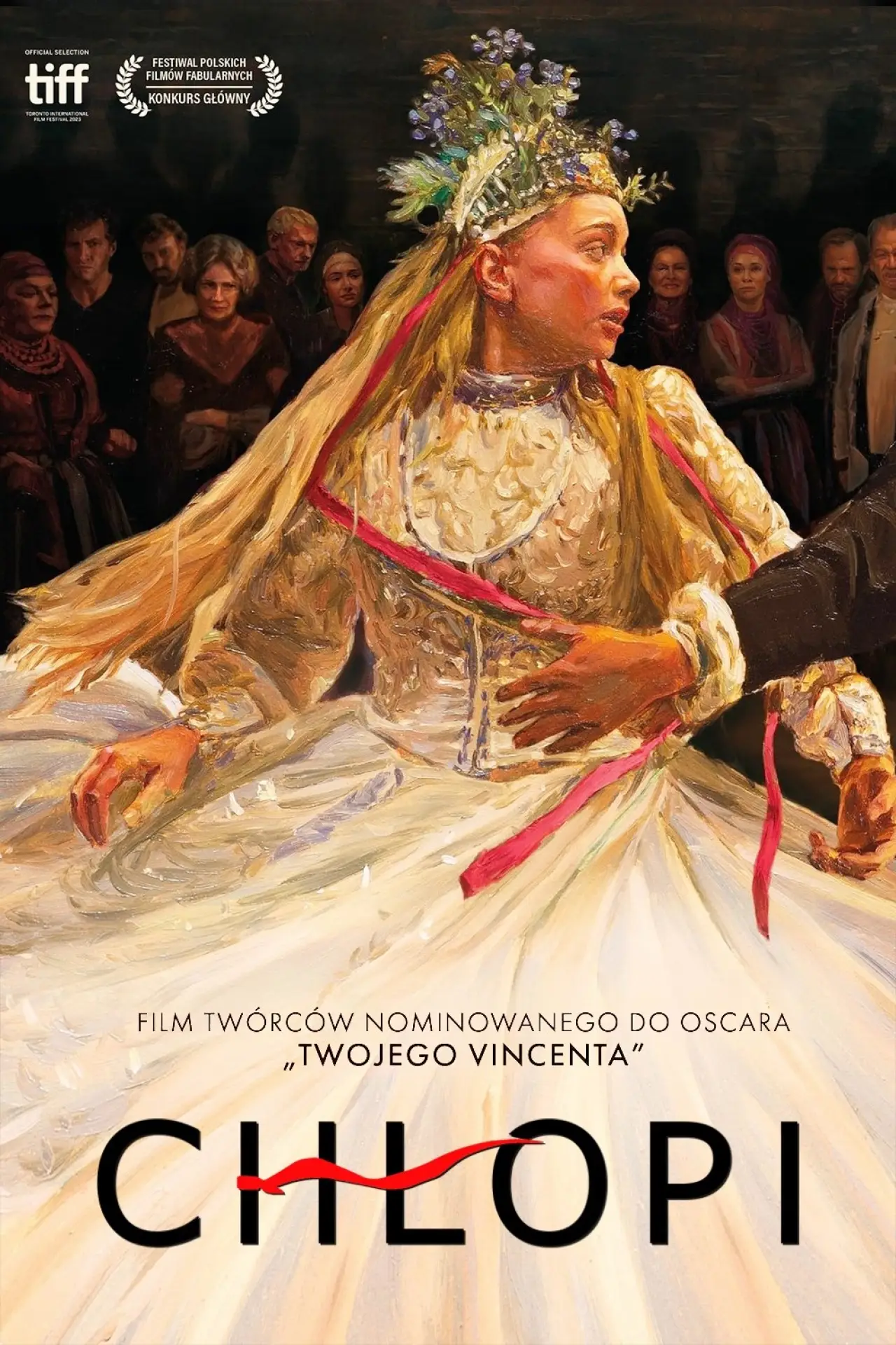 Plakat filmowy "Chłopi"