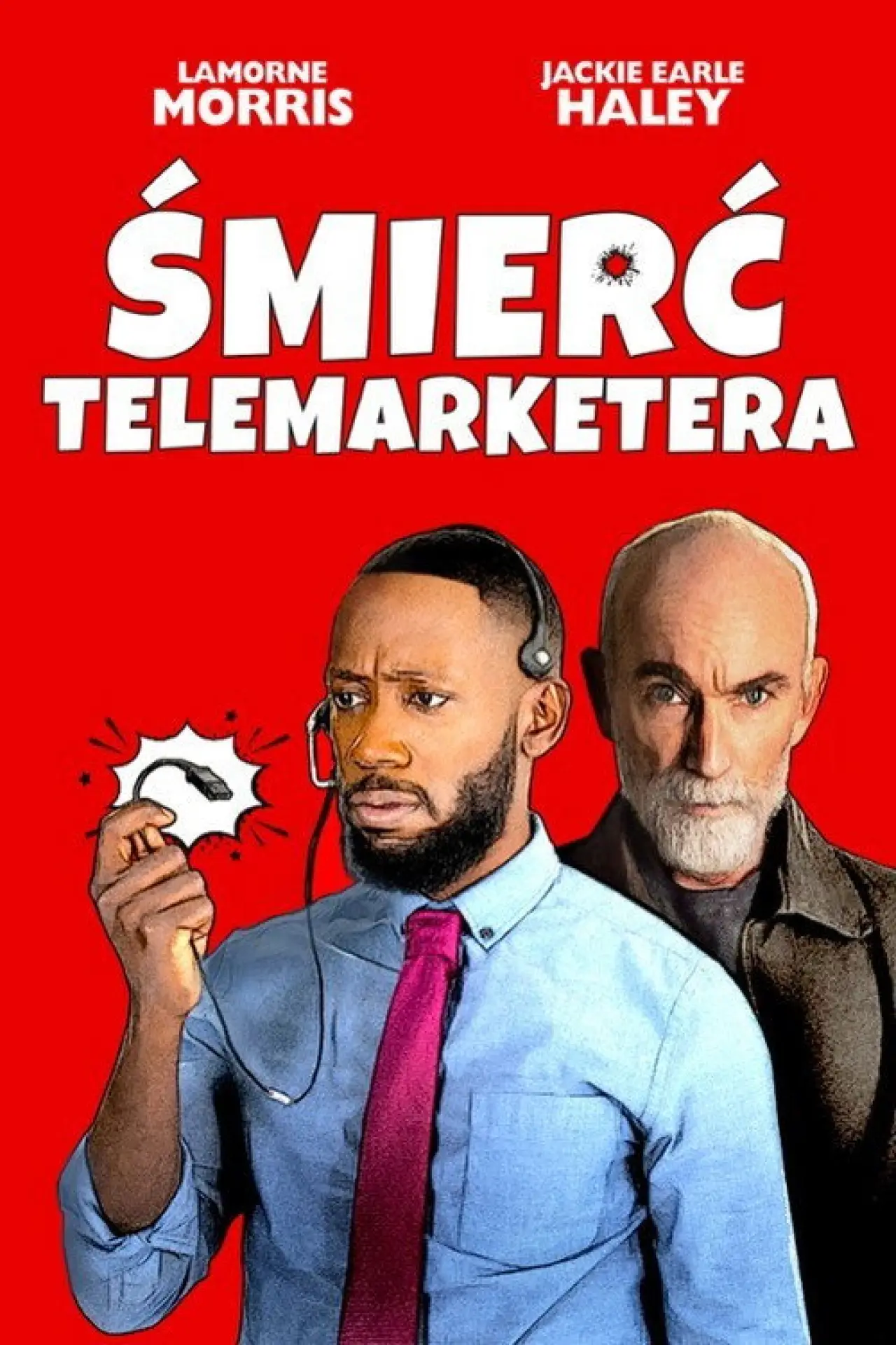 Plakat filmowy "Śmierć telemarketera"