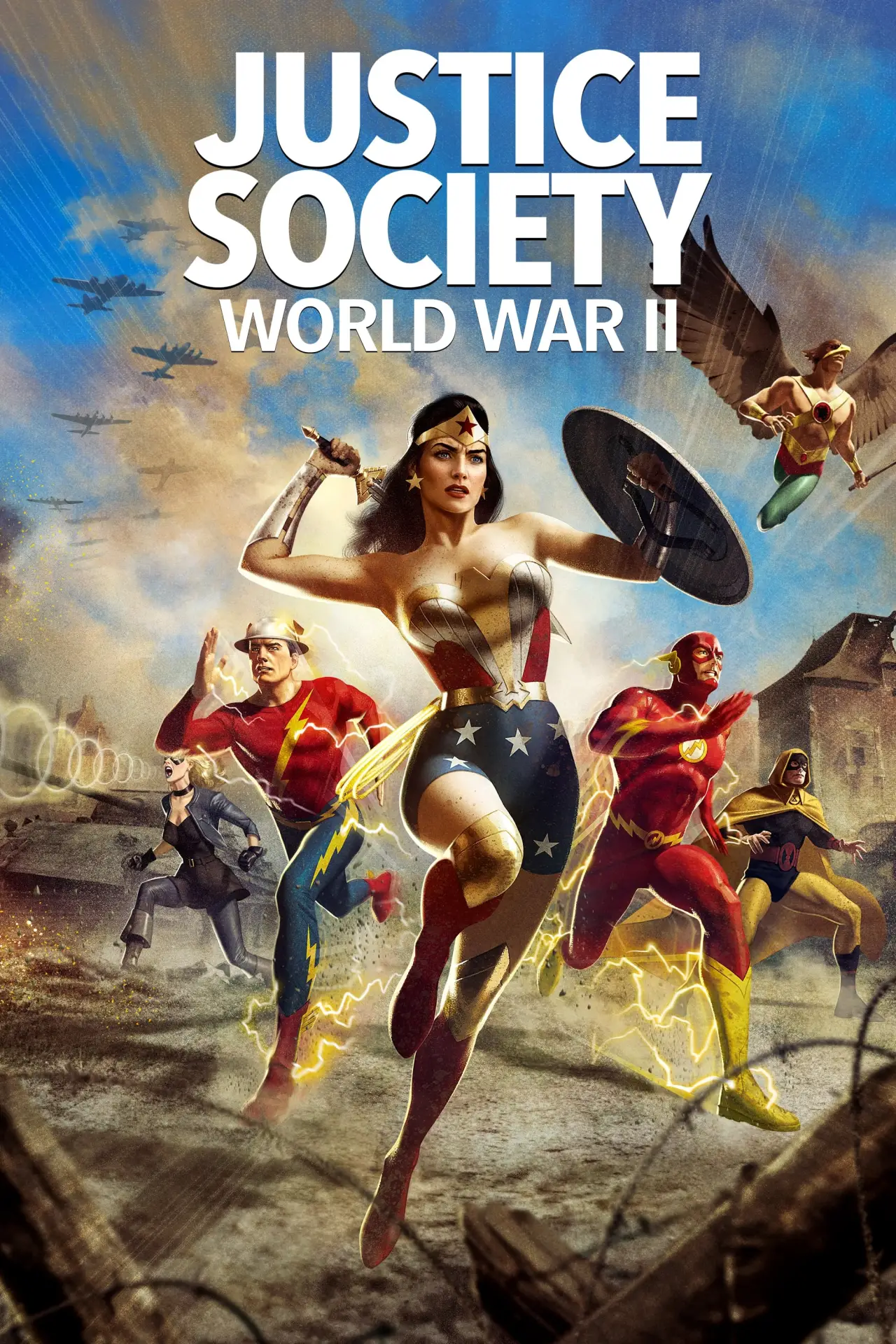 Plakat filmowy "Justice Society: World War II"