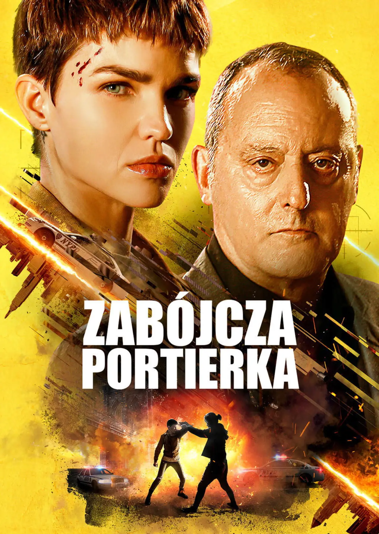 Plakat filmowy "Zabójcza portierka"