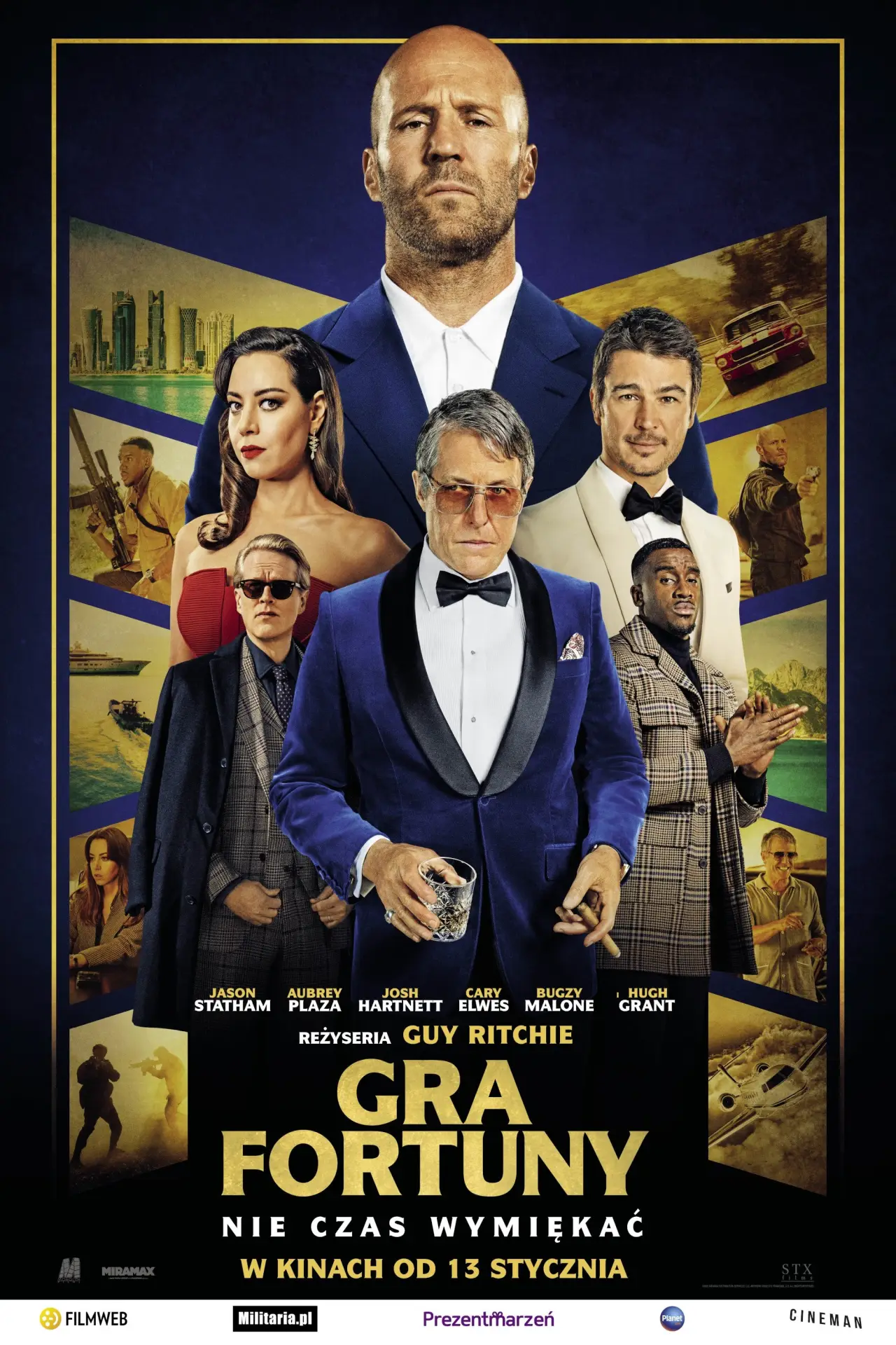 Plakat filmowy "Gra fortuny"