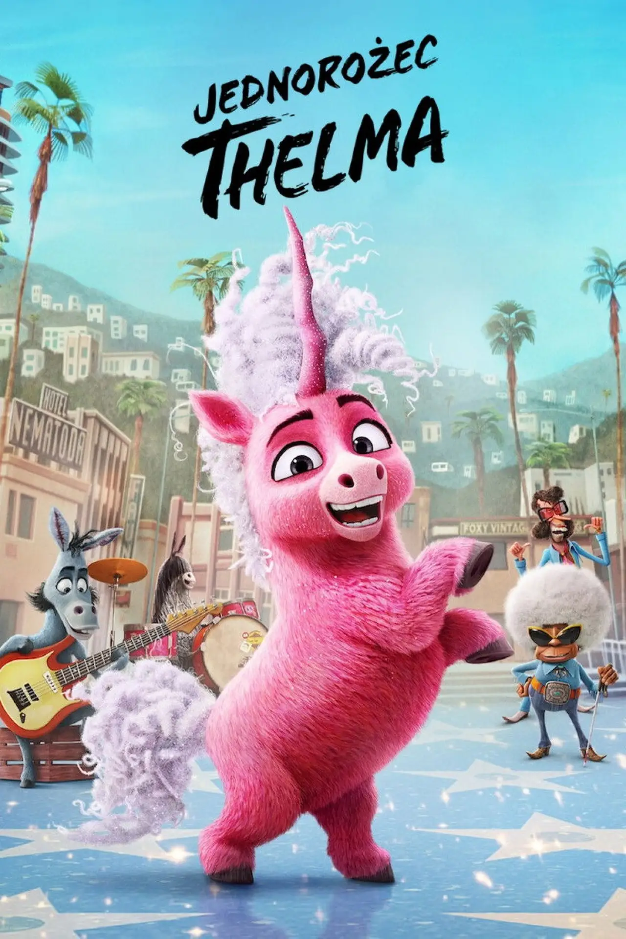 Plakat filmowy "Jednorożec Thelma"