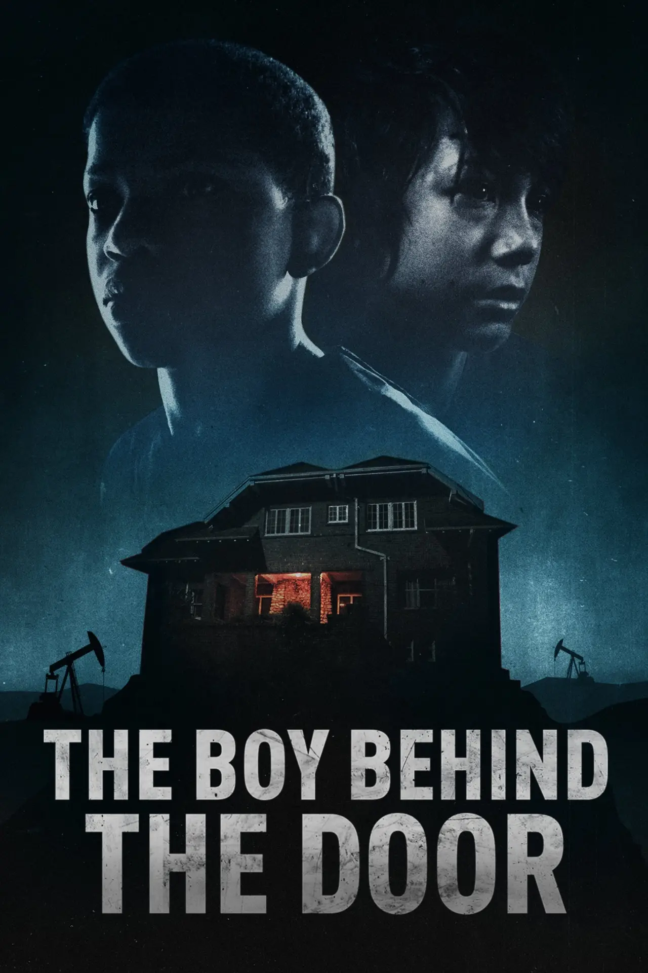 Plakat filmowy "Za zamkniętymi drzwiami"