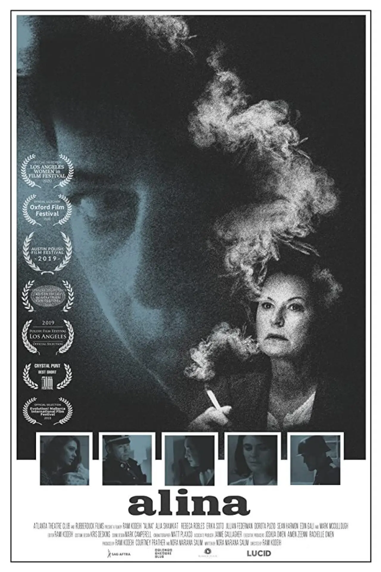 Plakat filmowy "Alina"