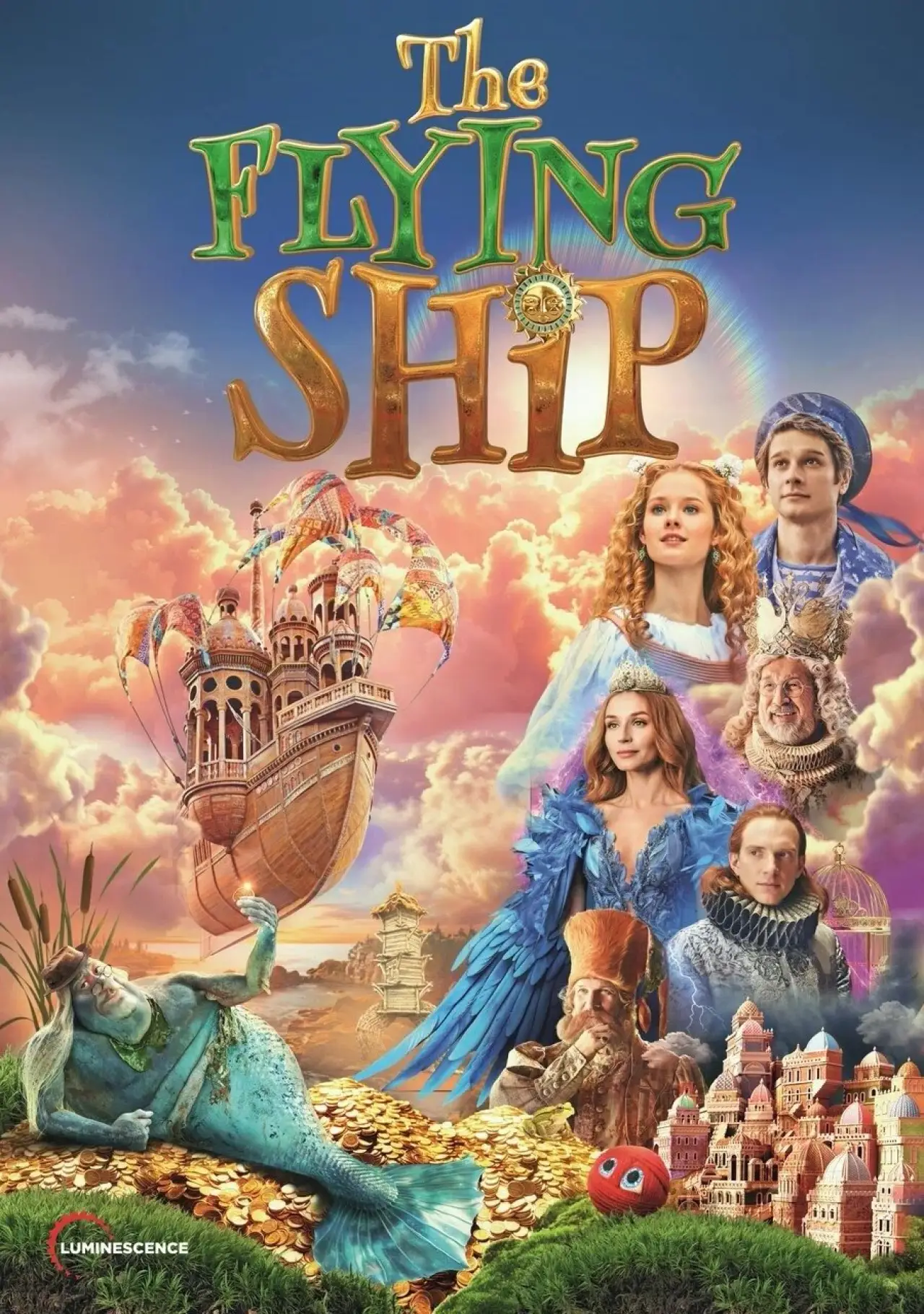 Plakat filmowy "Летучий корабль"