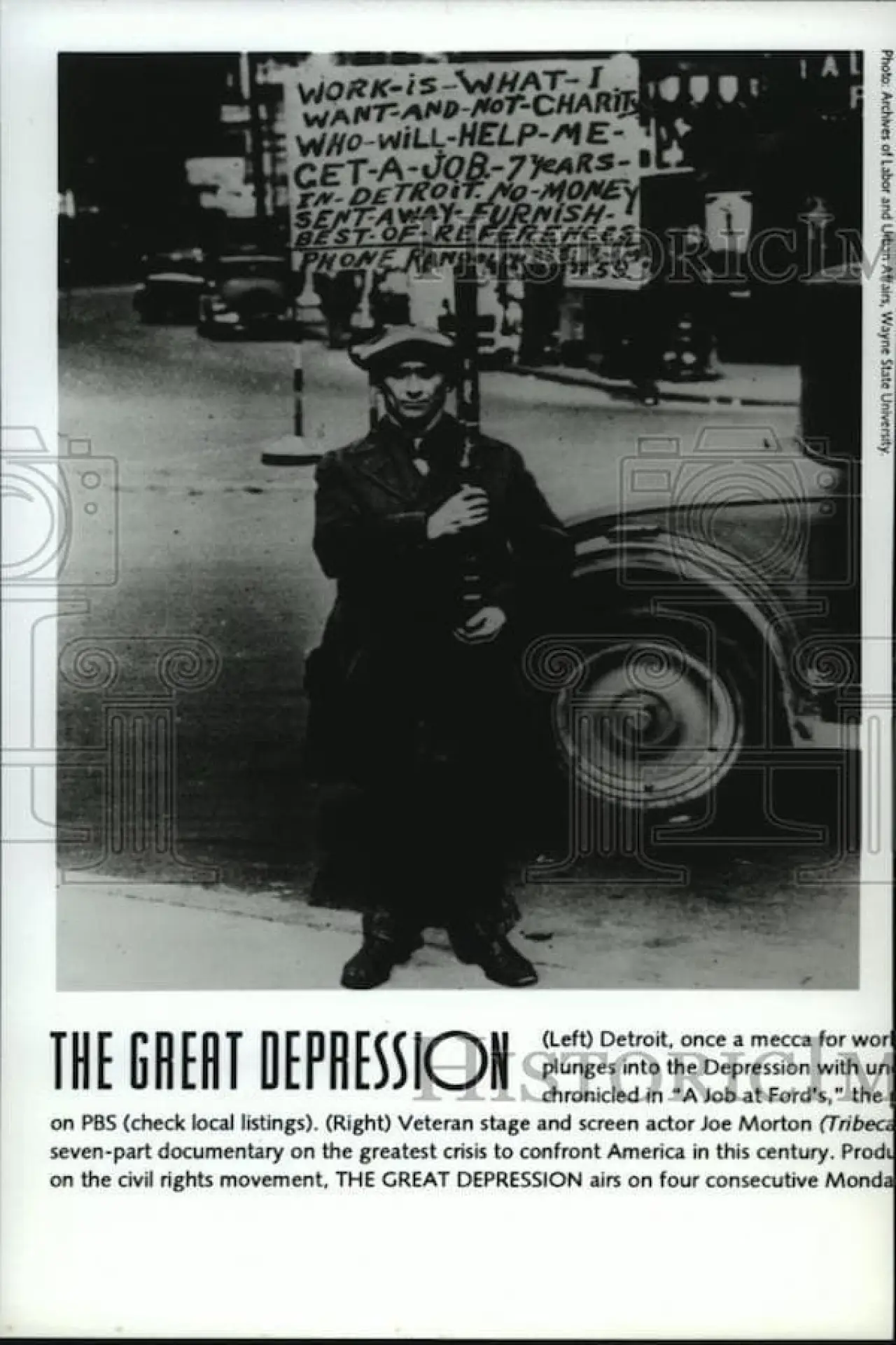 Plakat filmowy "The Great Depression: A Job at Ford