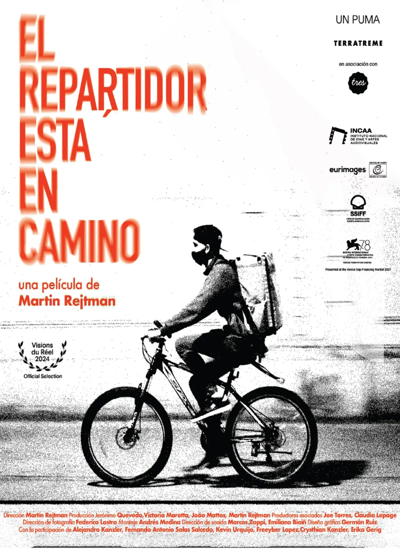 Plakat filmowy "El repartidor está en camino"