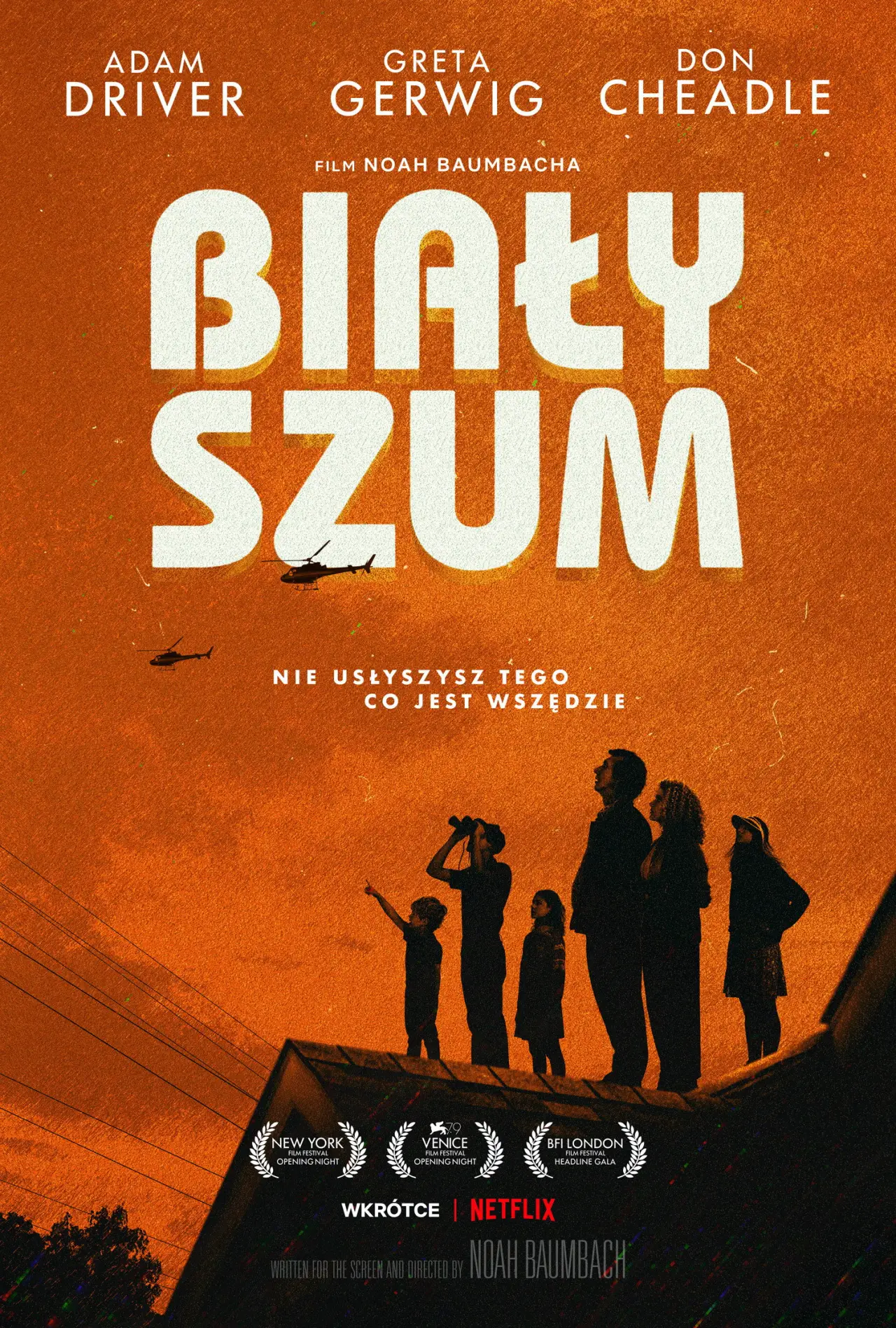 Plakat filmowy "Biały szum"