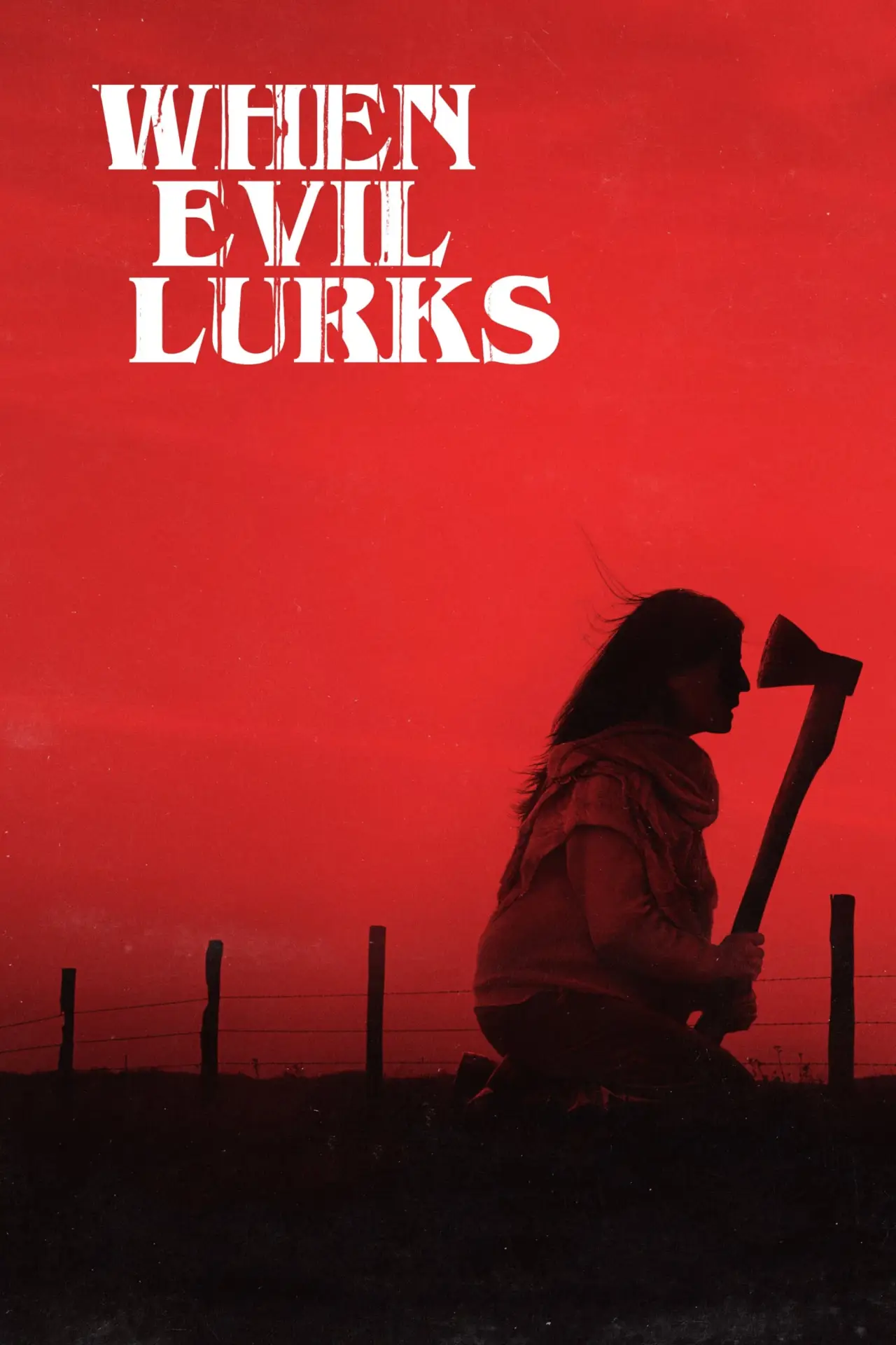 Plakat filmowy "Gdy rodzi się zło"
