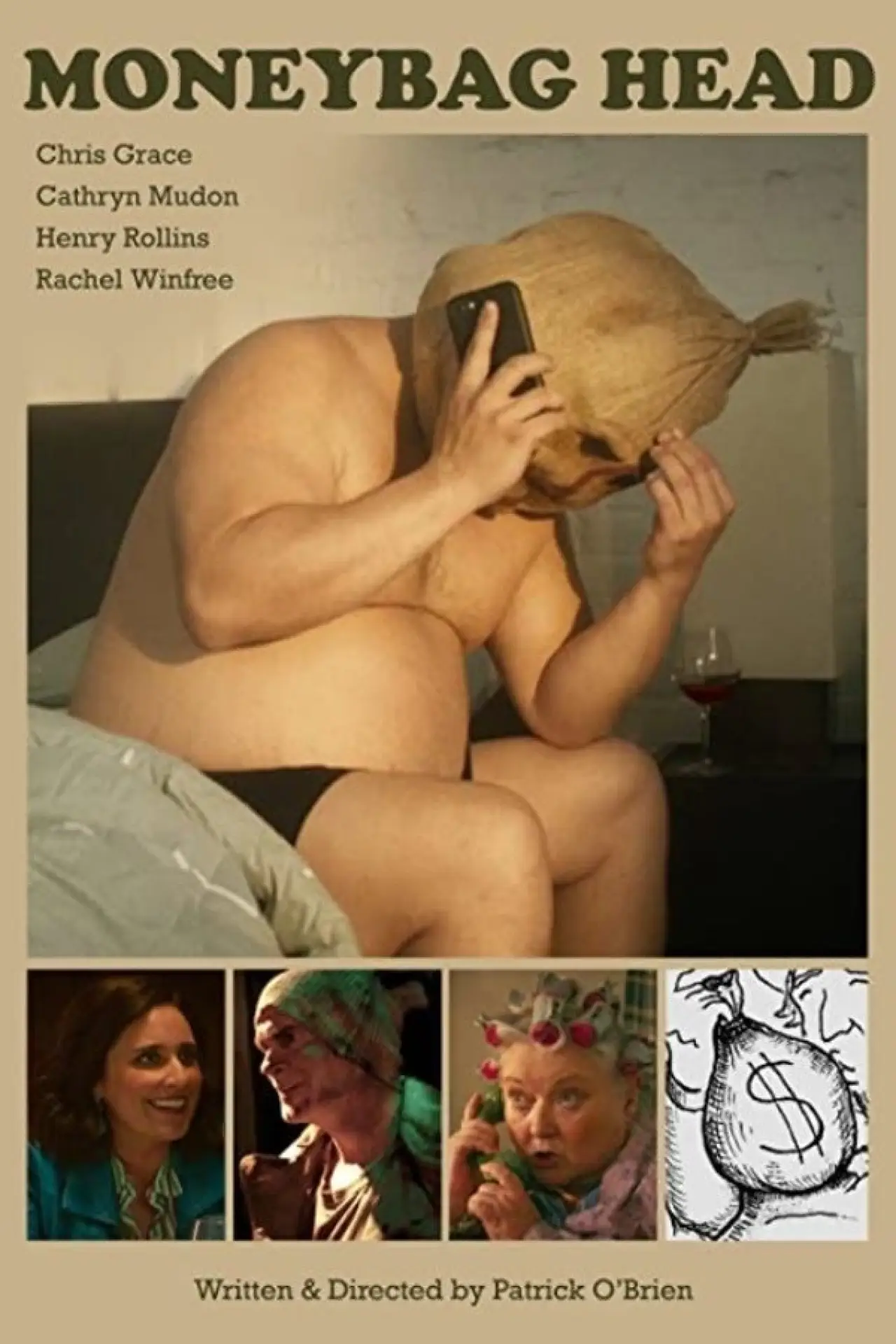 Plakat filmowy "Moneybag Head"