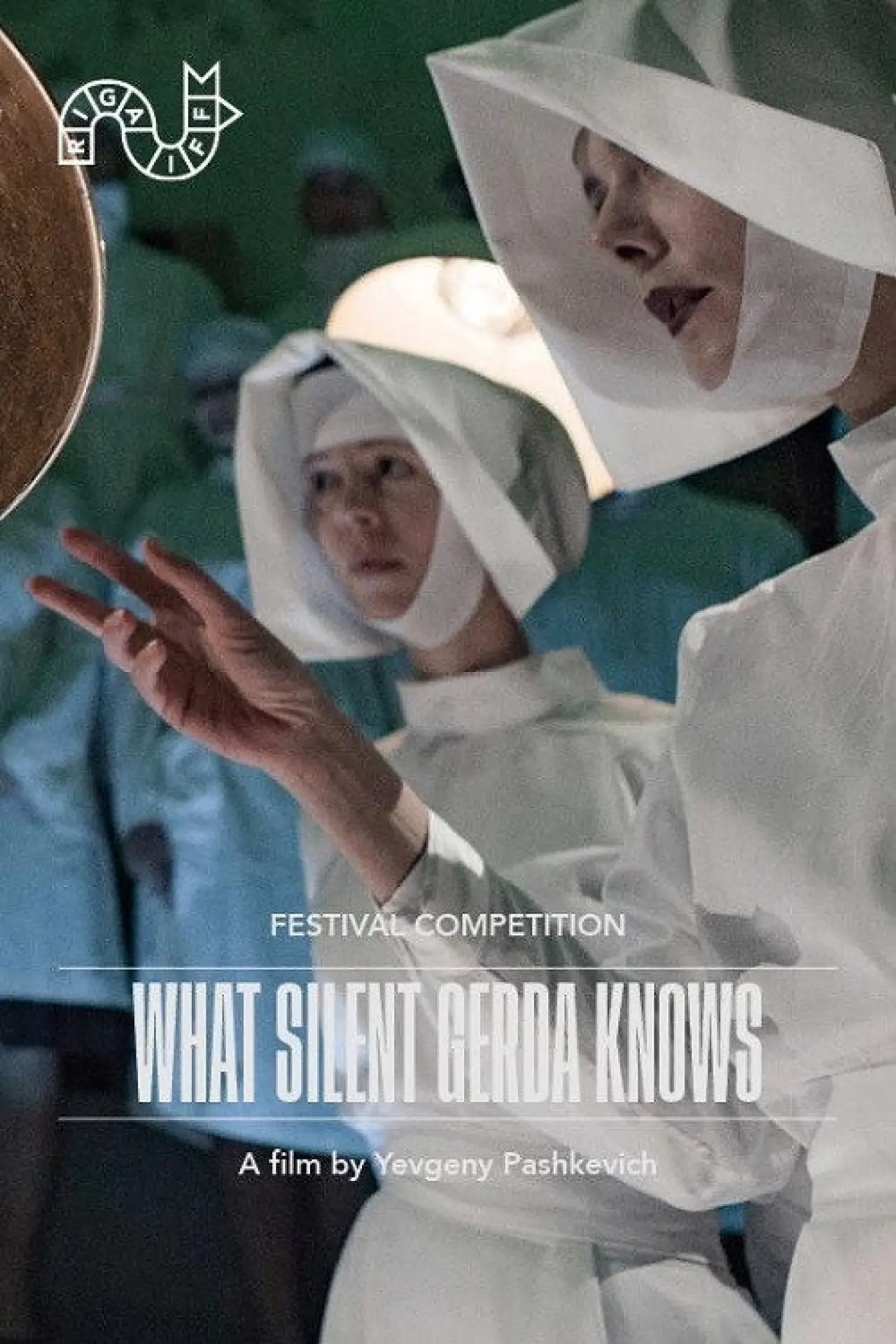 Plakat filmowy "Ko zina Klusā Gerda"