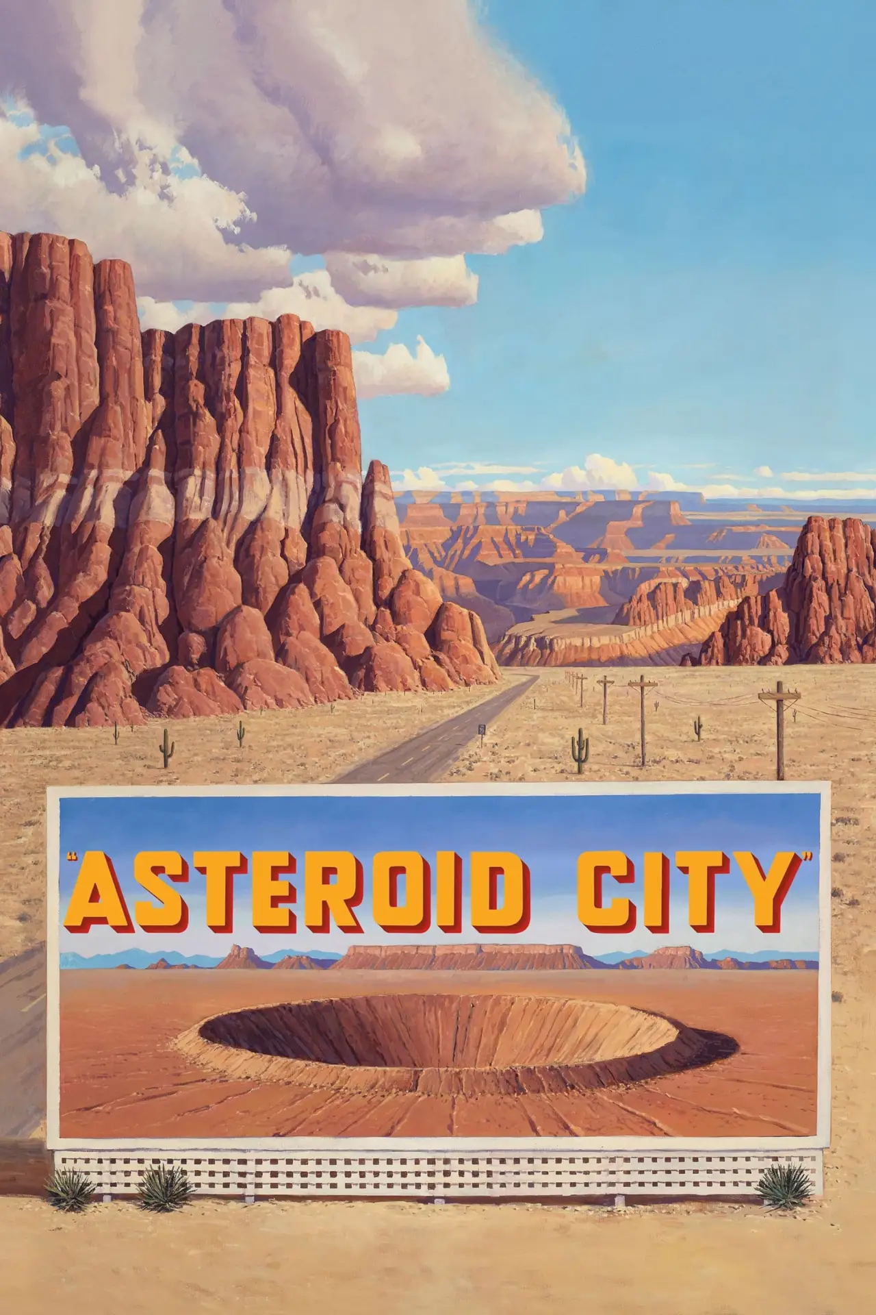 Plakat filmowy "Asteroid City"