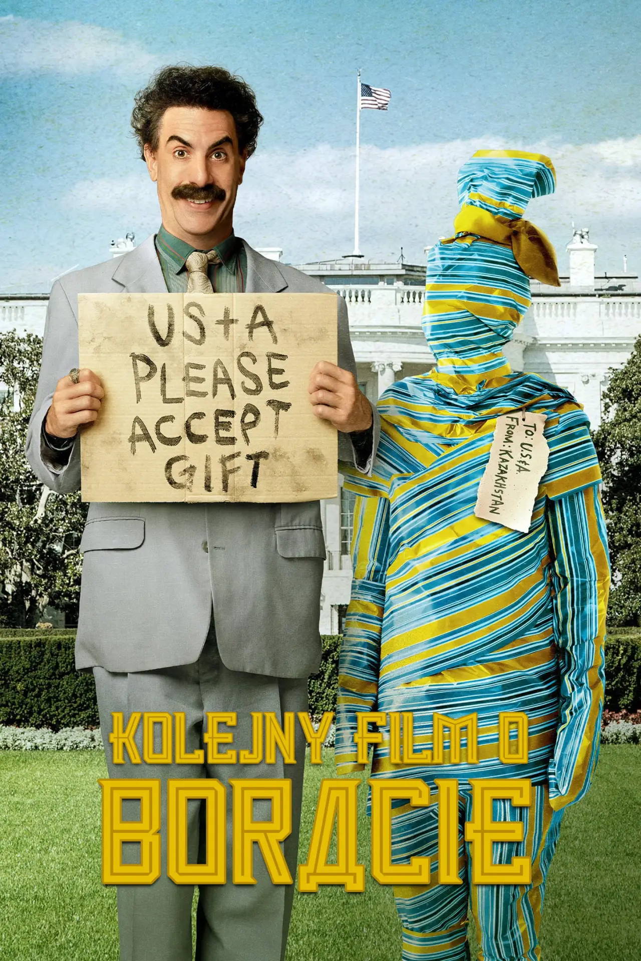 Plakat filmowy "Kolejny film o Boracie"