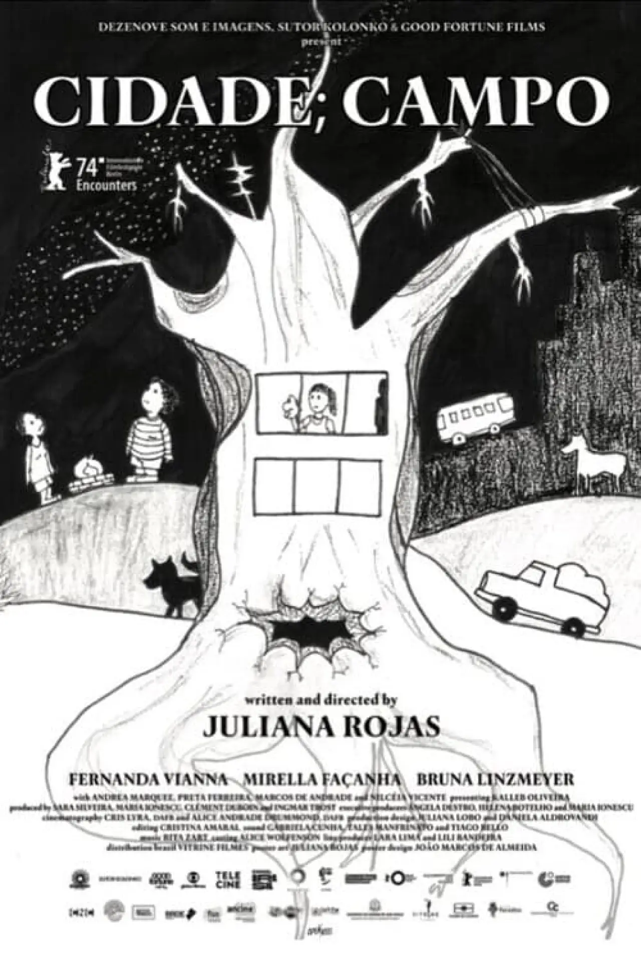 Plakat filmowy "Cidade; Campo"