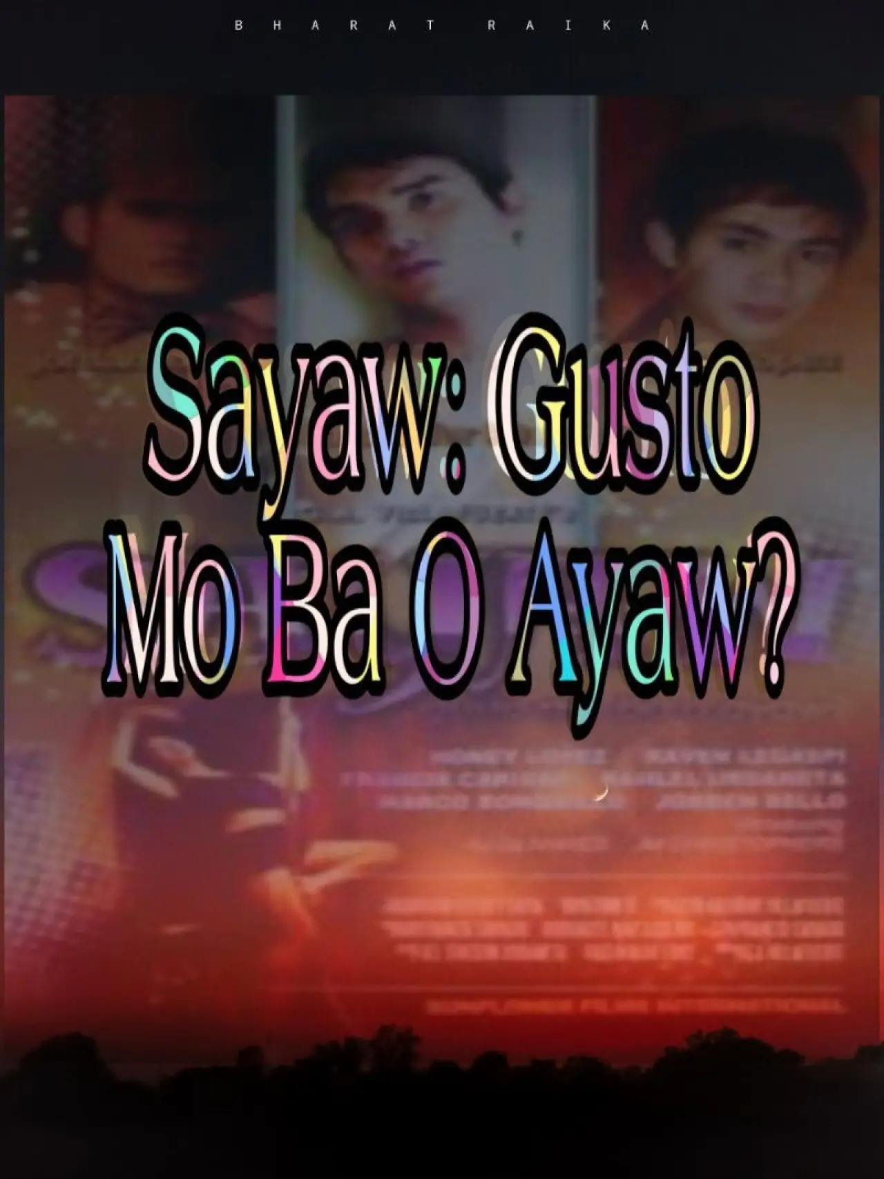 Plakat filmowy "Sayaw"