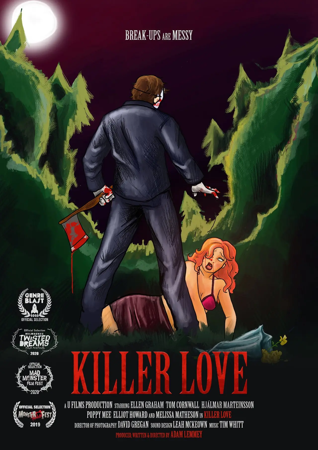 Plakat filmowy "Killer Love"