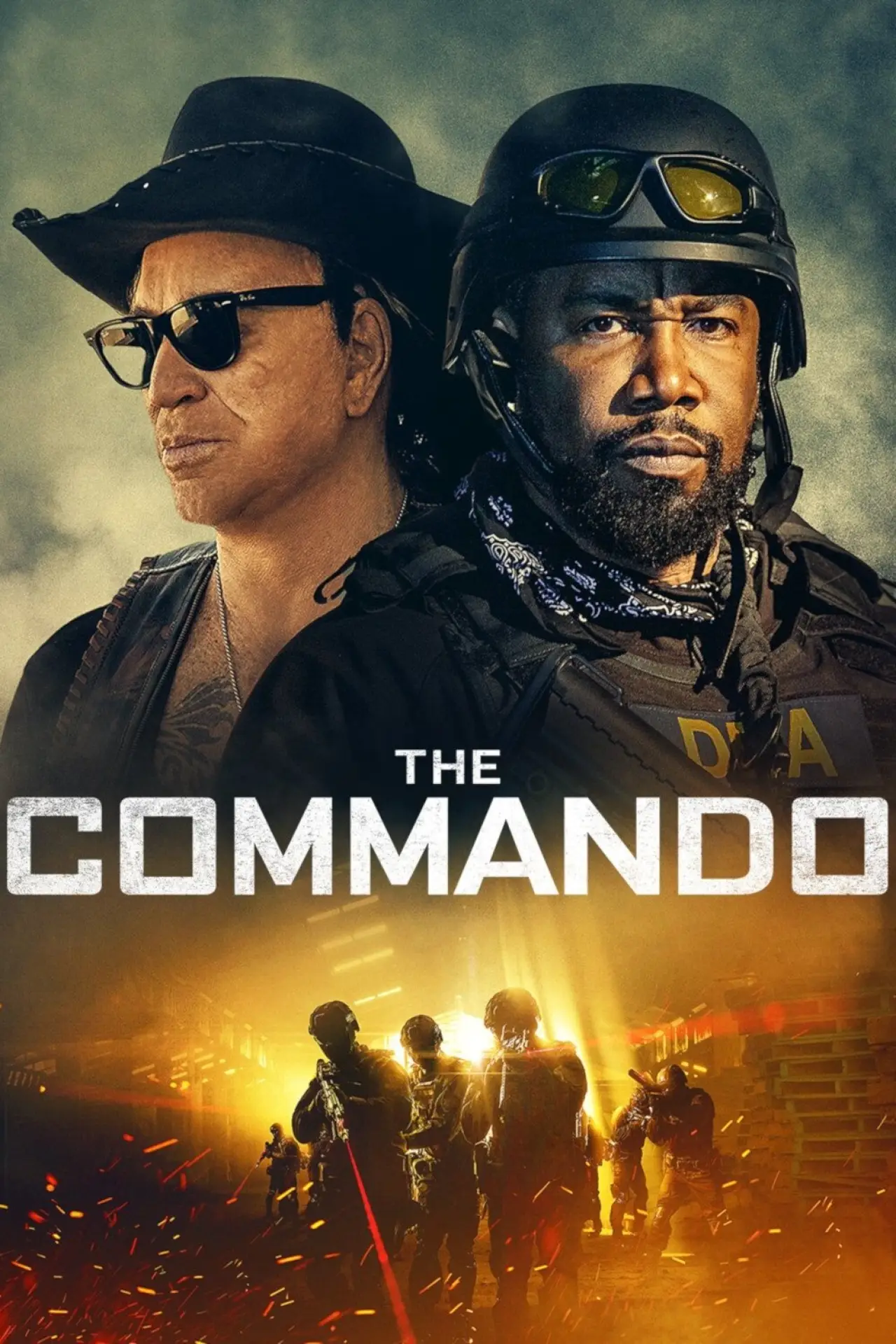 Plakat filmowy "Komandos"