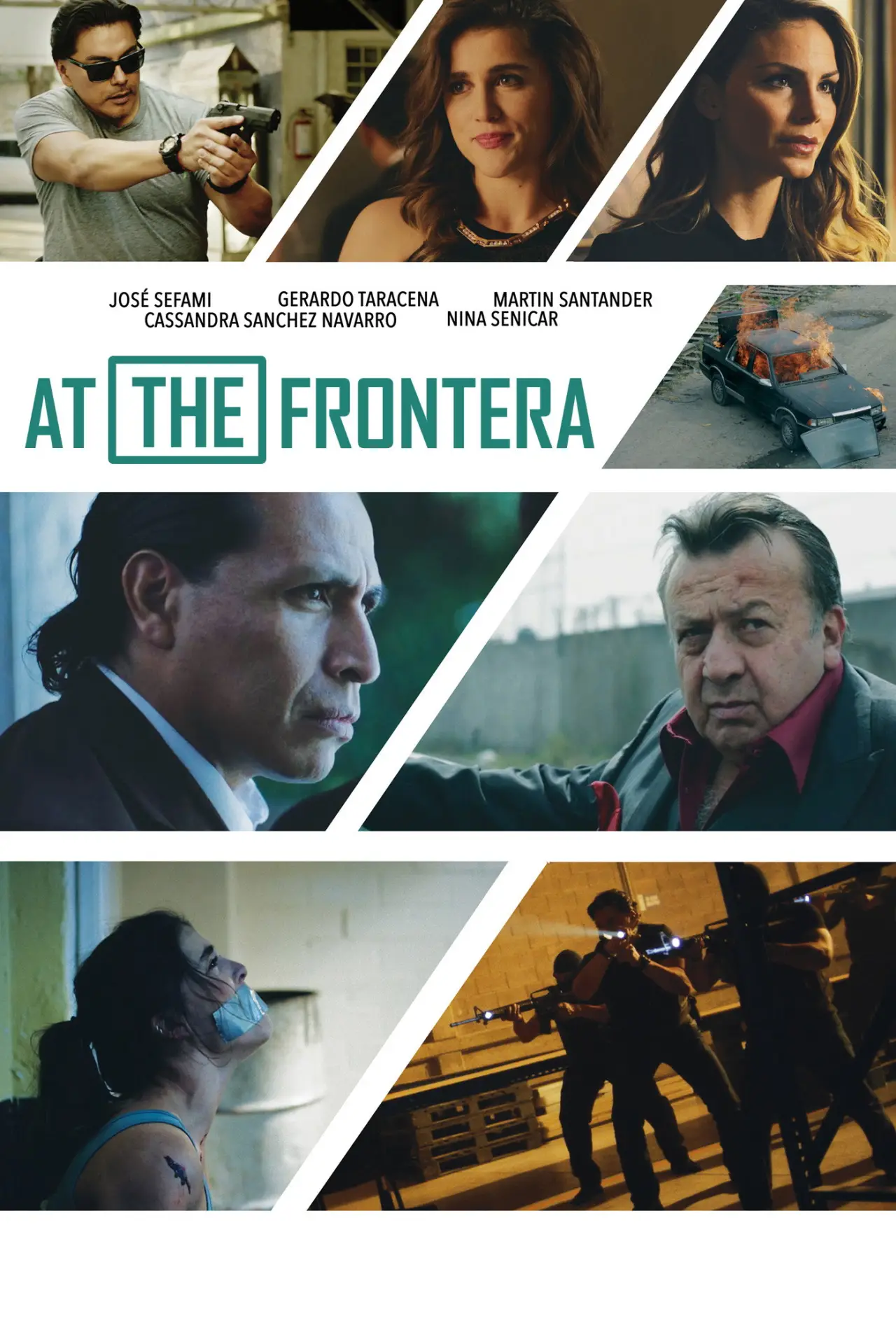 Plakat filmowy "At the Frontera"