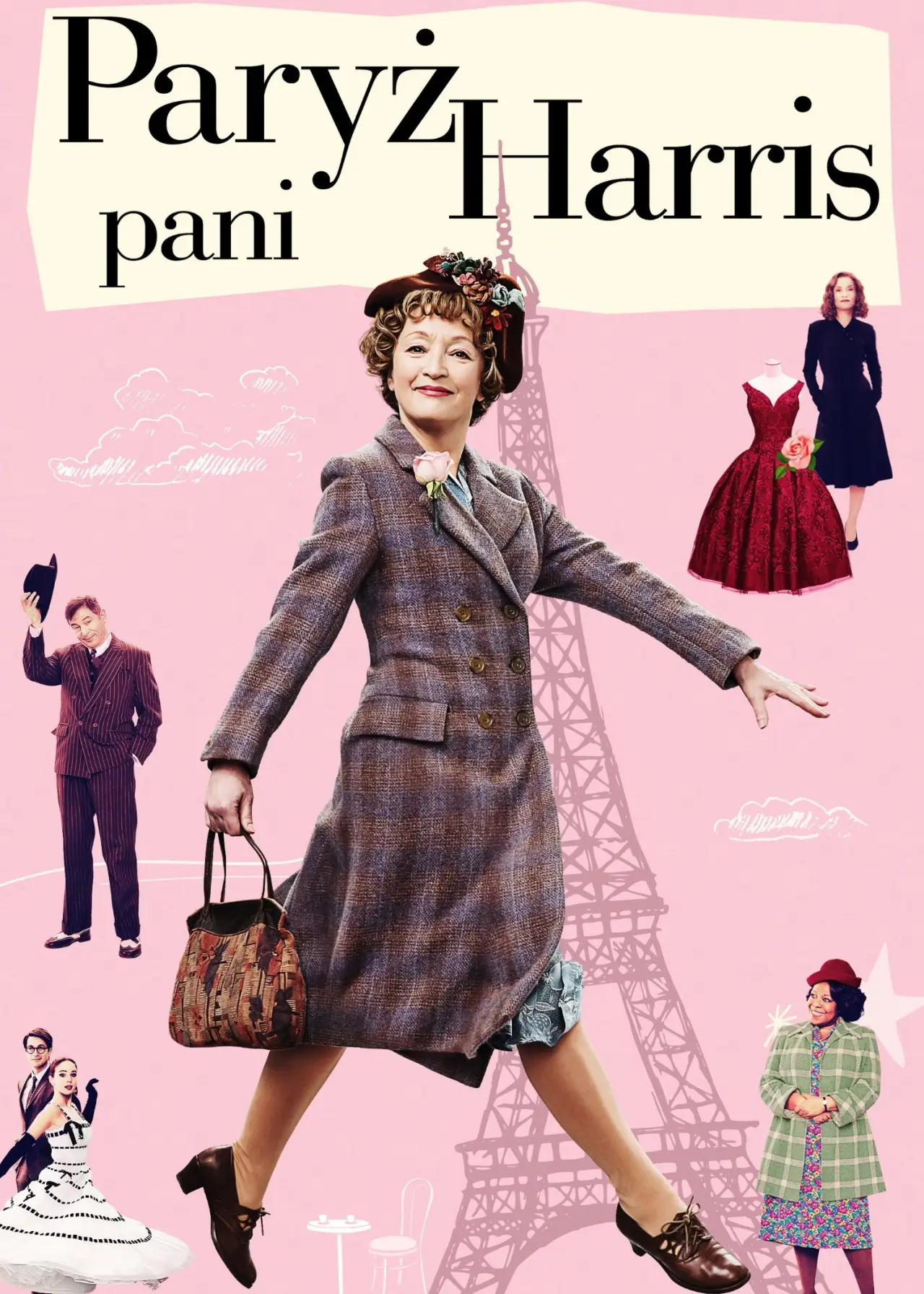 Plakat filmowy "Paryż pani Harris"